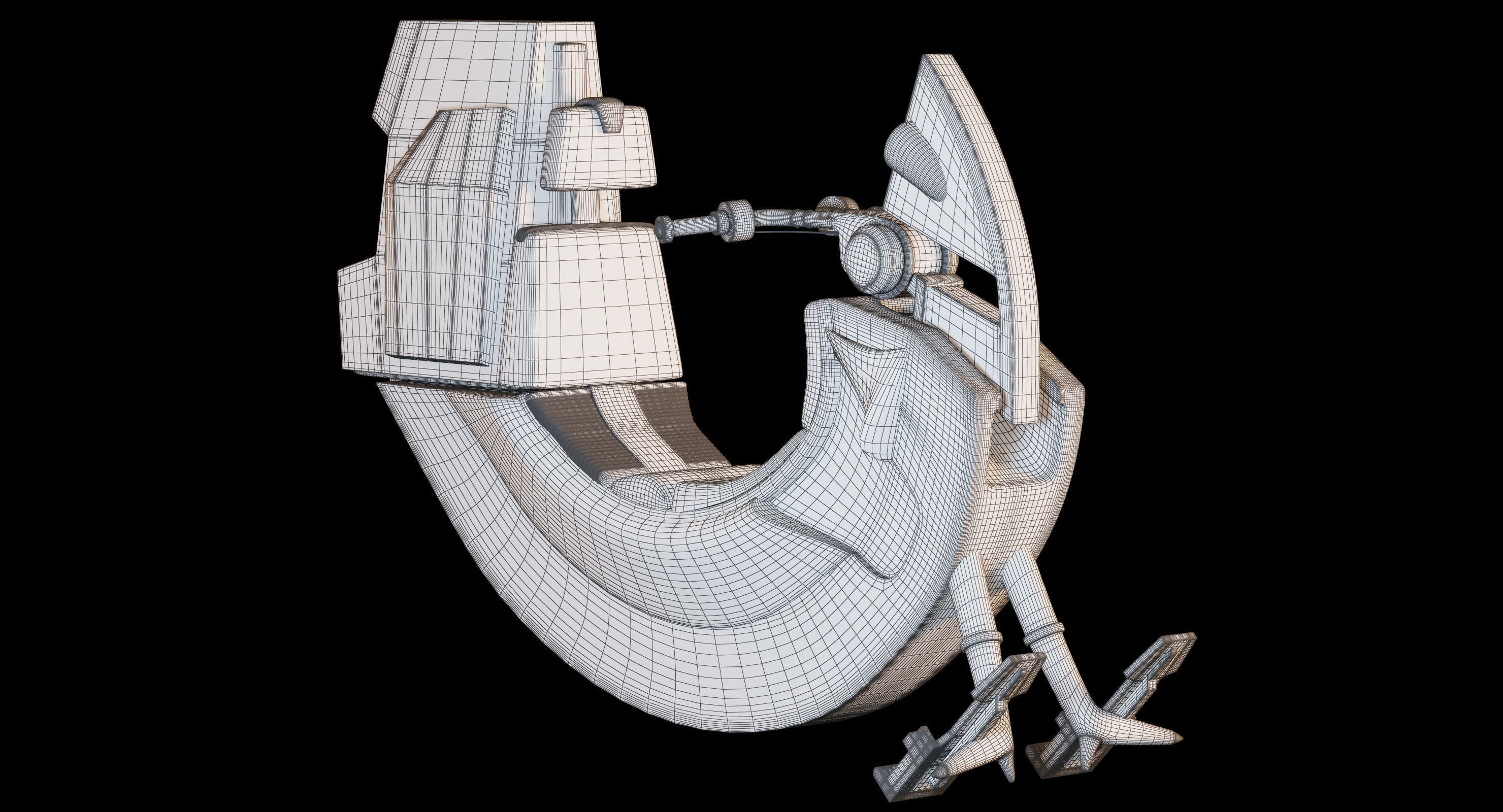 Star Wars Razalon FC-20 Speeder Bike 3D model_11