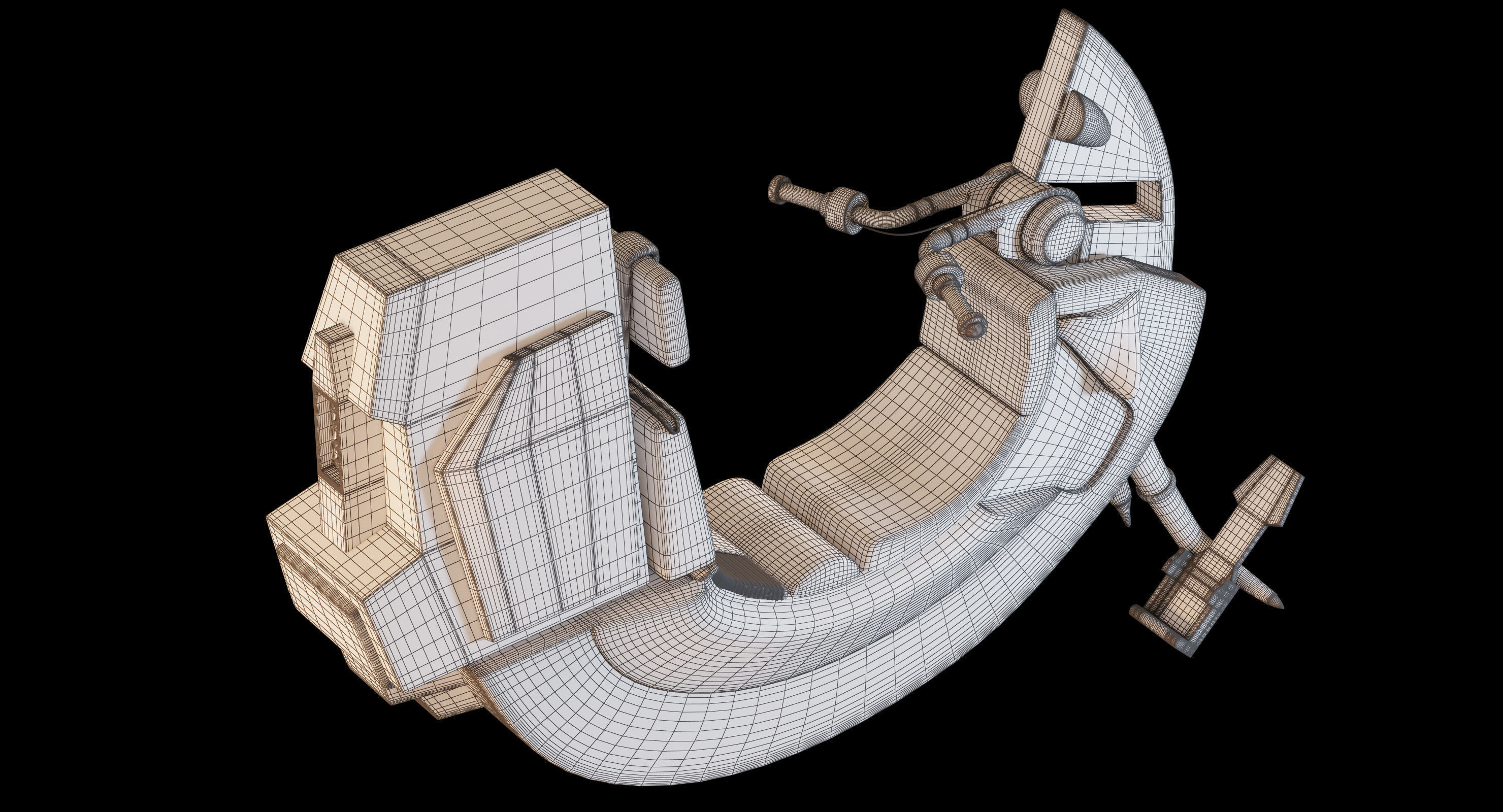 Star Wars Razalon FC-20 Speeder Bike 3D model_27