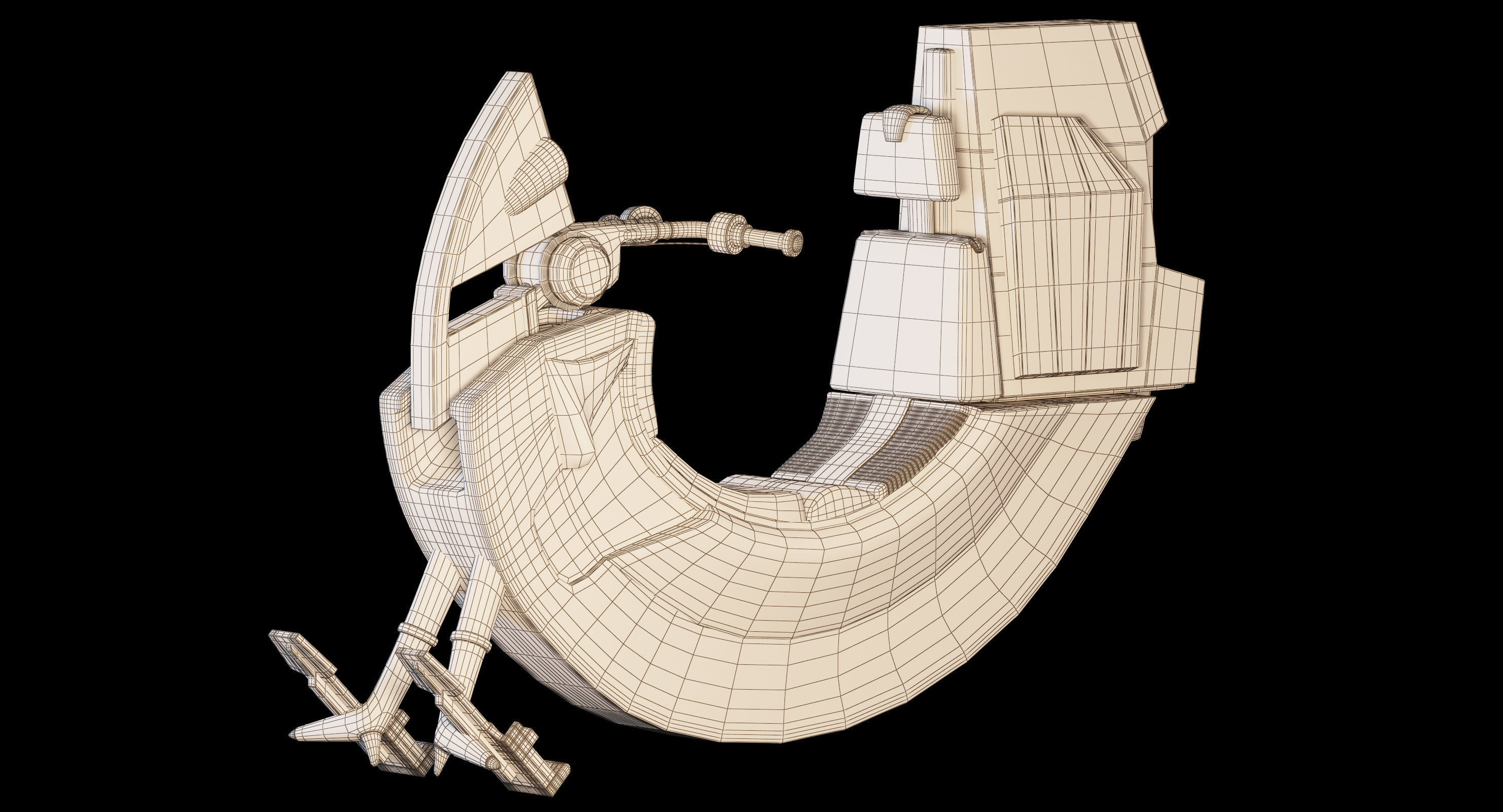 Star Wars Razalon FC-20 Speeder Bike 3D model_18