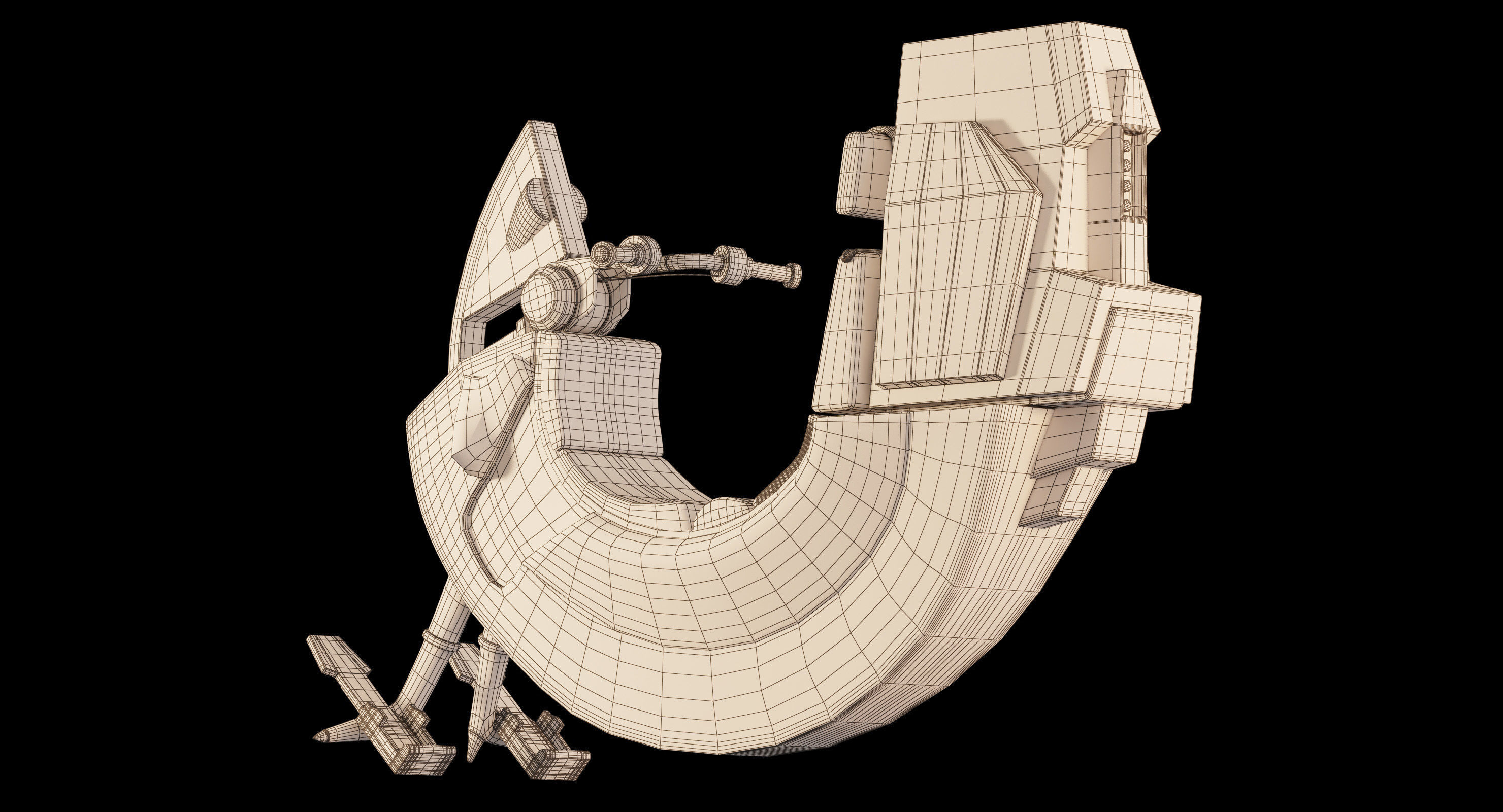 Star Wars Razalon FC-20 Speeder Bike 3D model_15