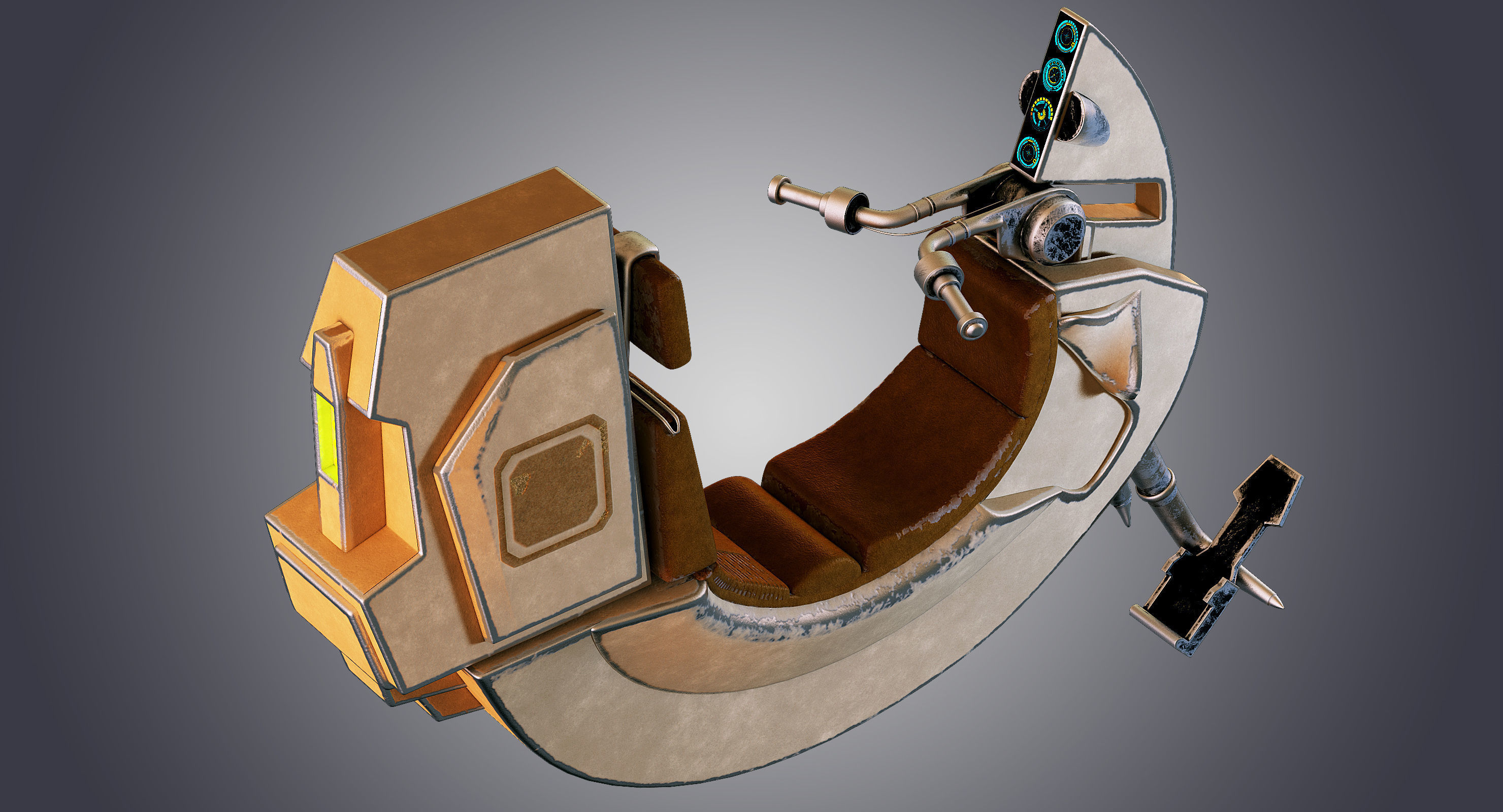 Star Wars Razalon FC-20 Speeder Bike 3D model_10