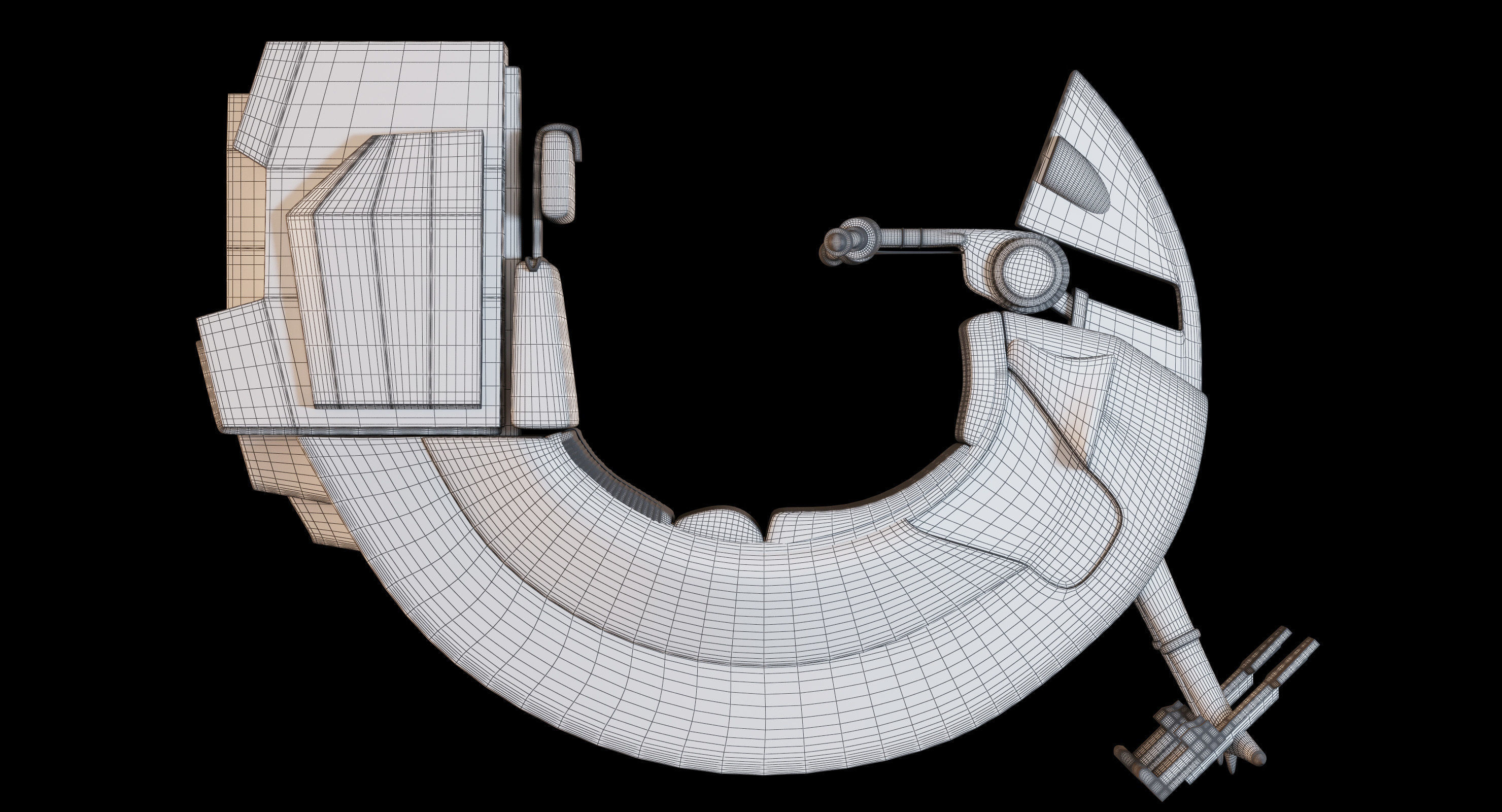 Star Wars Razalon FC-20 Speeder Bike 3D model_20
