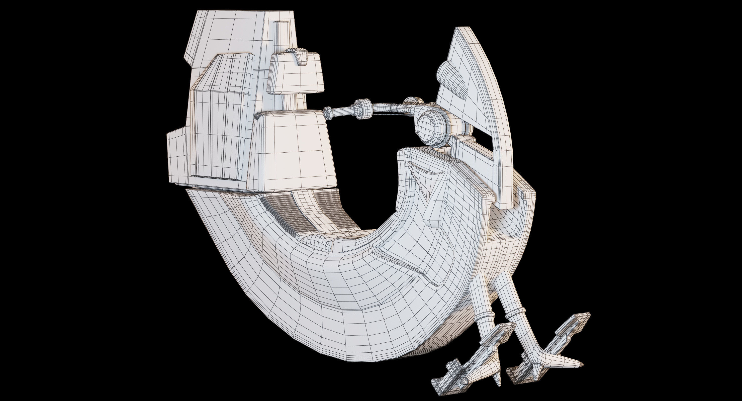 Star Wars Razalon FC-20 Speeder Bike 3D model_12