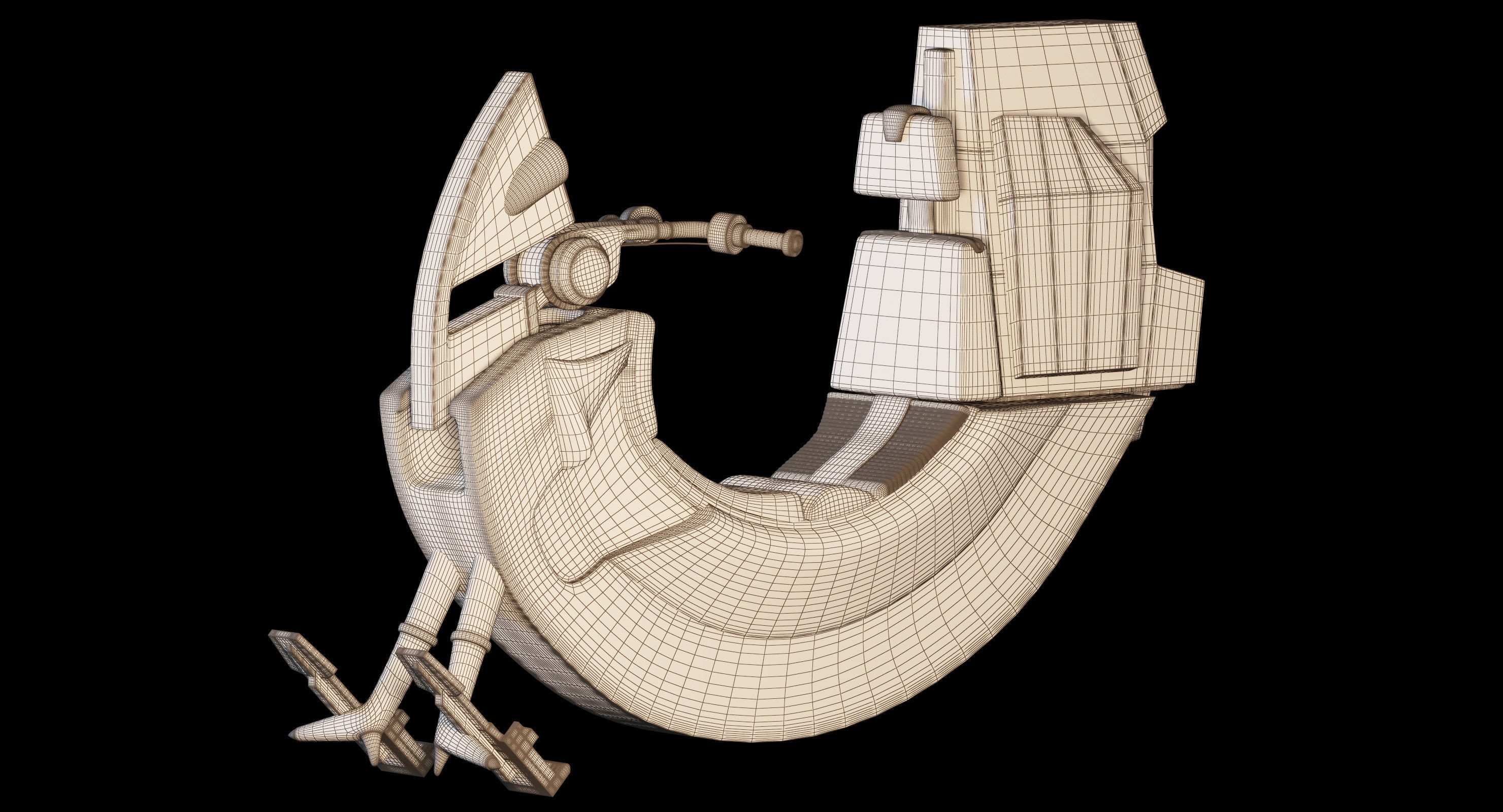 Star Wars Razalon FC-20 Speeder Bike 3D model_17