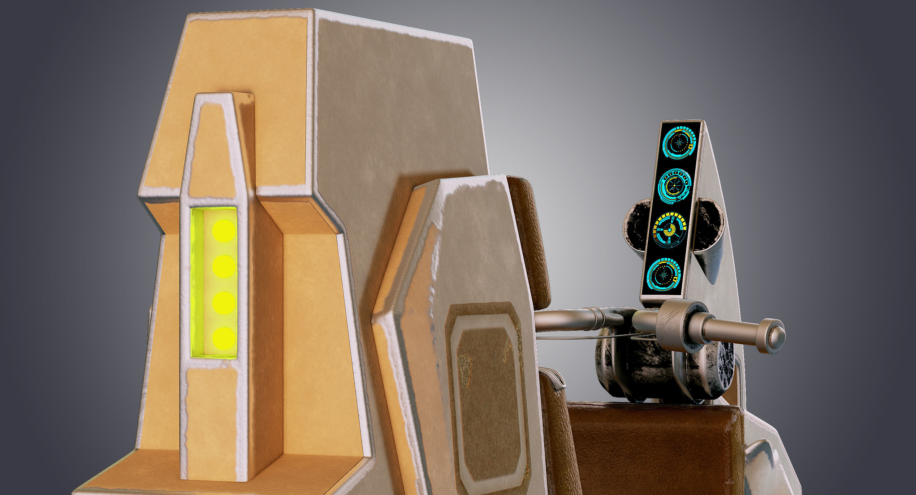 Star Wars Razalon FC-20 Speeder Bike 3D model_9