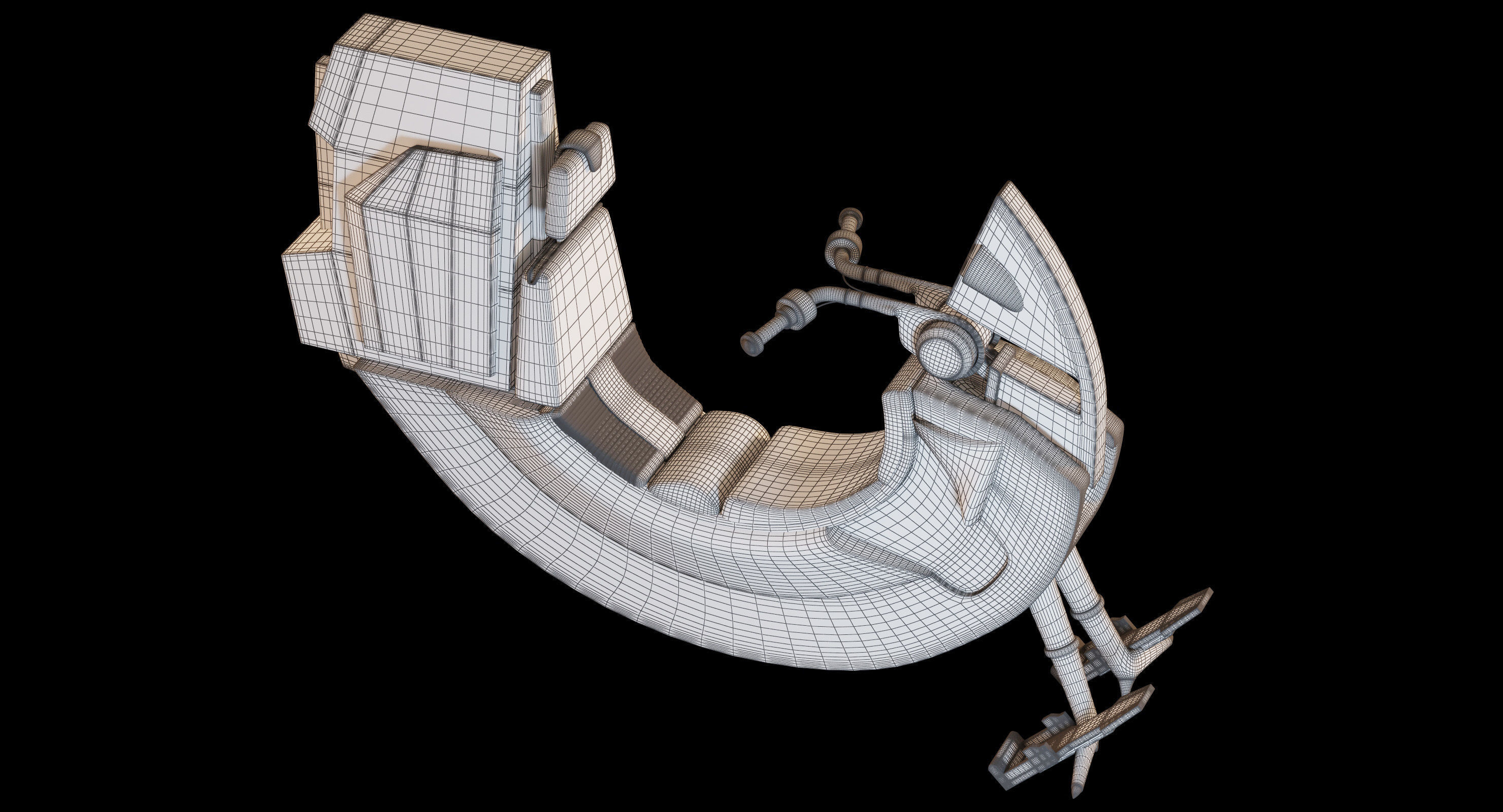 Star Wars Razalon FC-20 Speeder Bike 3D model_13