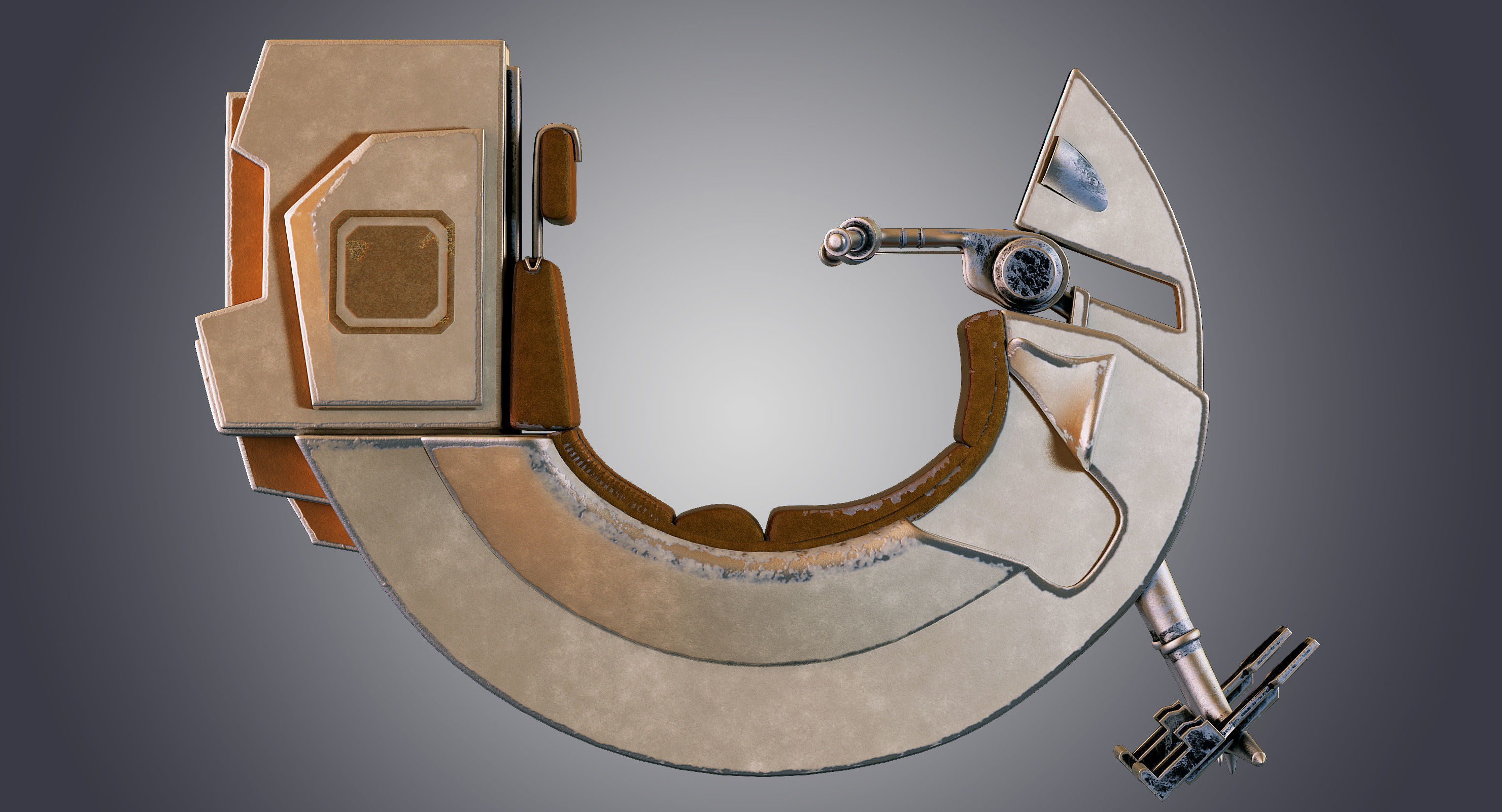 Star Wars Razalon FC-20 Speeder Bike 3D model_5