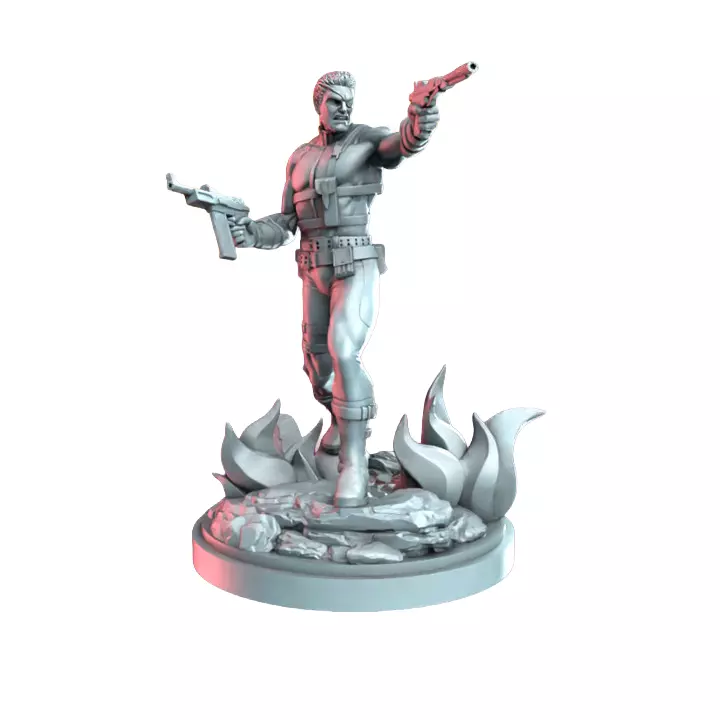 Howling Hoff X - Collectible Hero Figurine 3D print model
