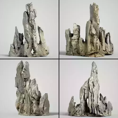 Rocky Mountain Collection Low-poly 3D model