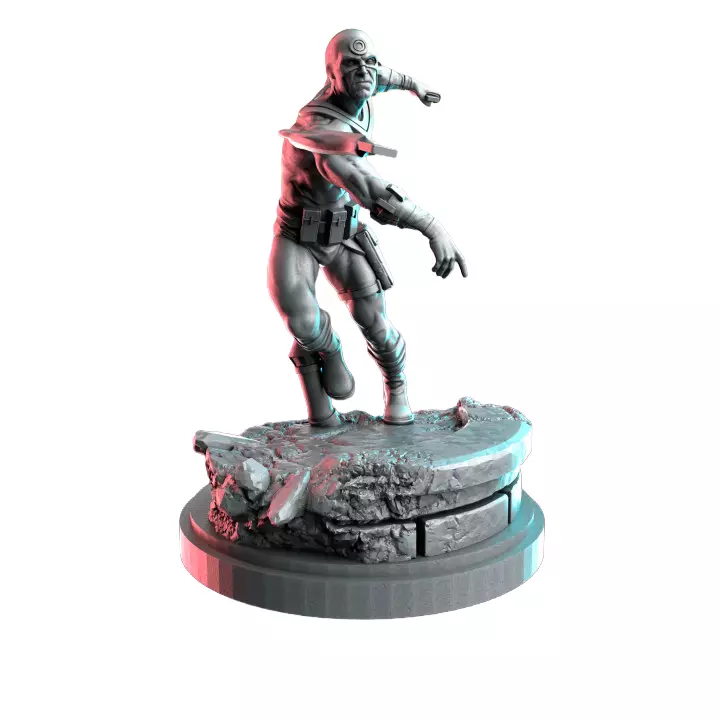 On Target VIII - Resin Miniature Figurine 3D print model