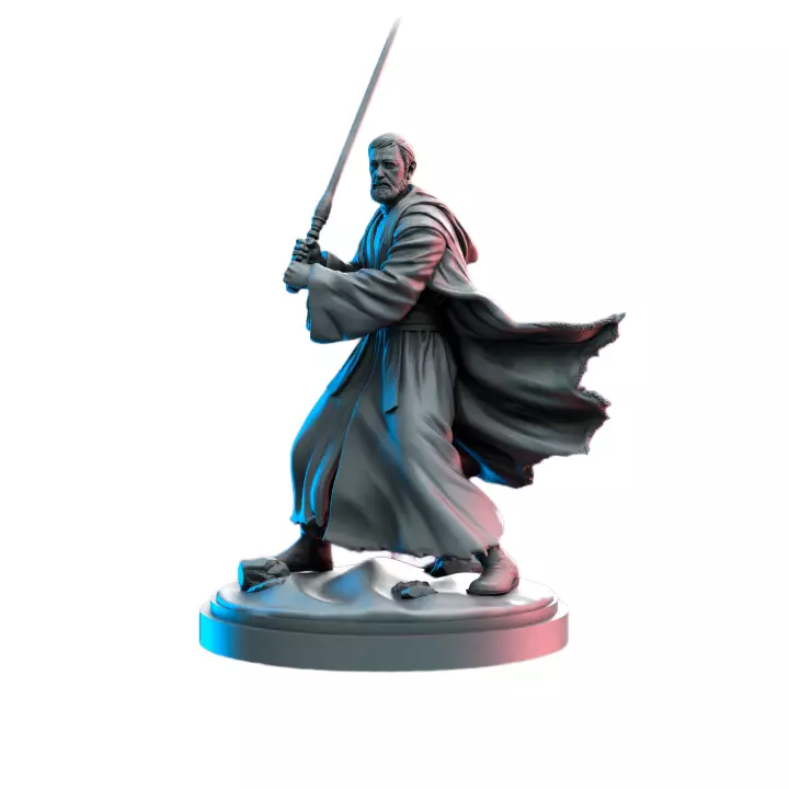 Old Man Hello There II - Resin Miniature Figurine 3D print model