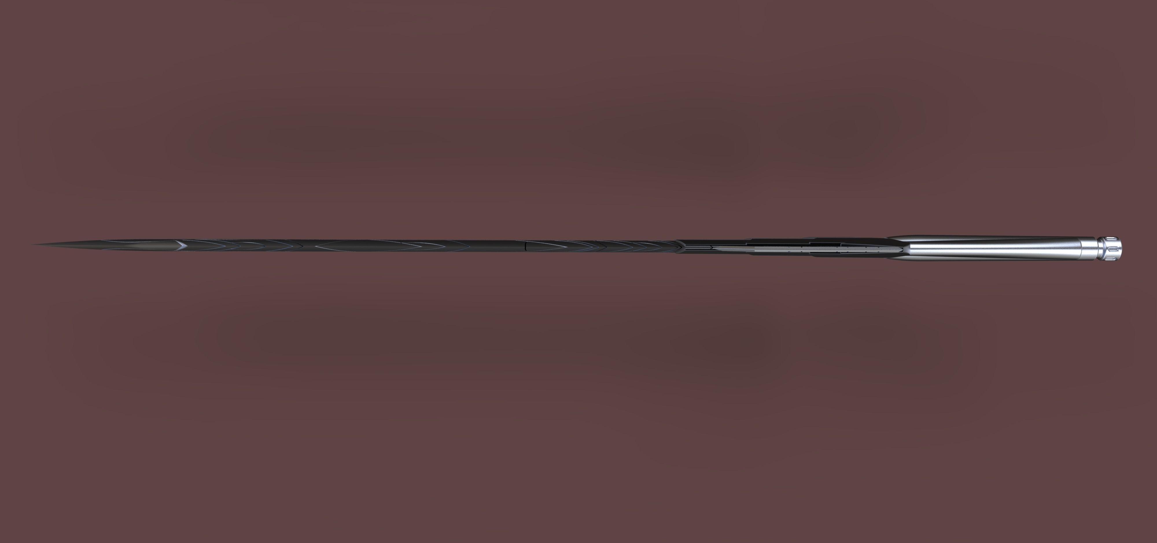 Sword of Gamora from Guardians of the Galaxy 3D model_8