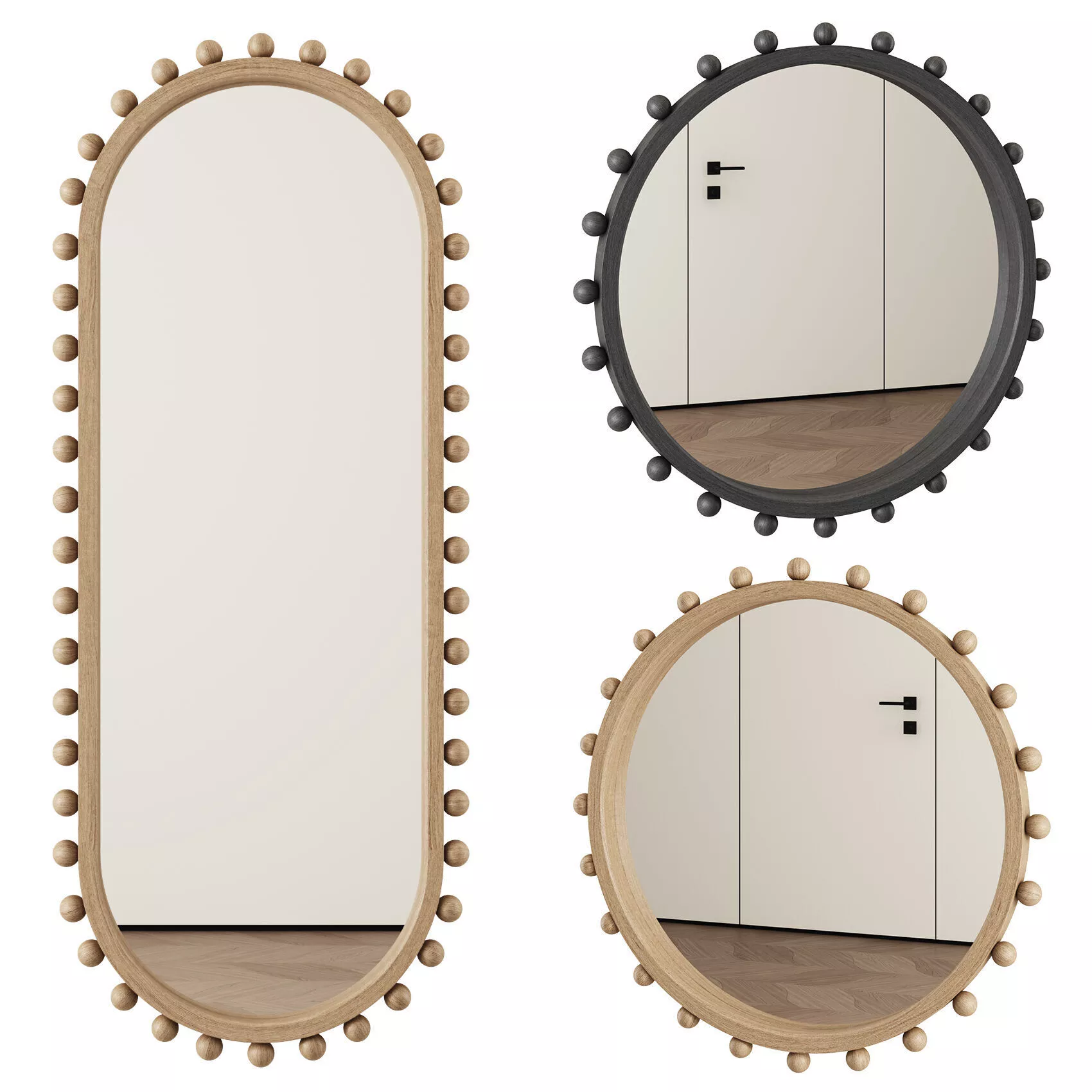 Decorative Mirrors By Next 3D model