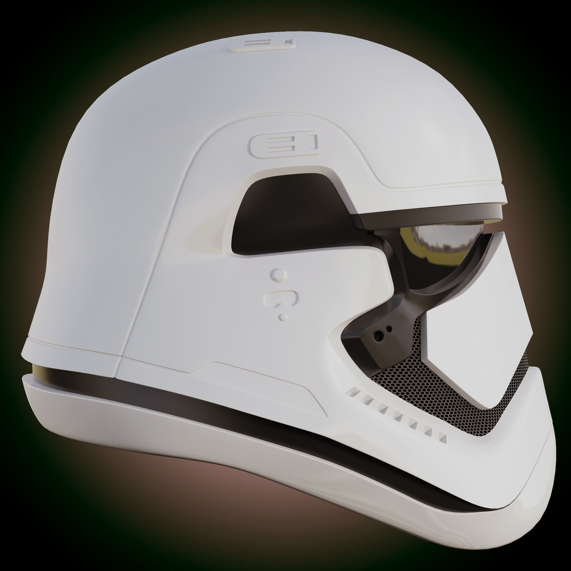 Star Wars First Order Stormtrooper Helmet 3D model_5