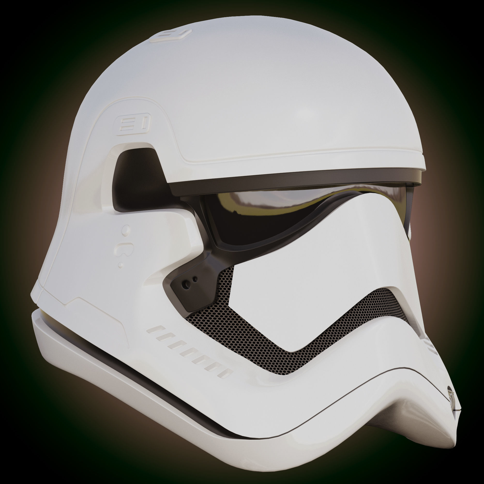Star Wars First Order Stormtrooper Helmet 3D model_1