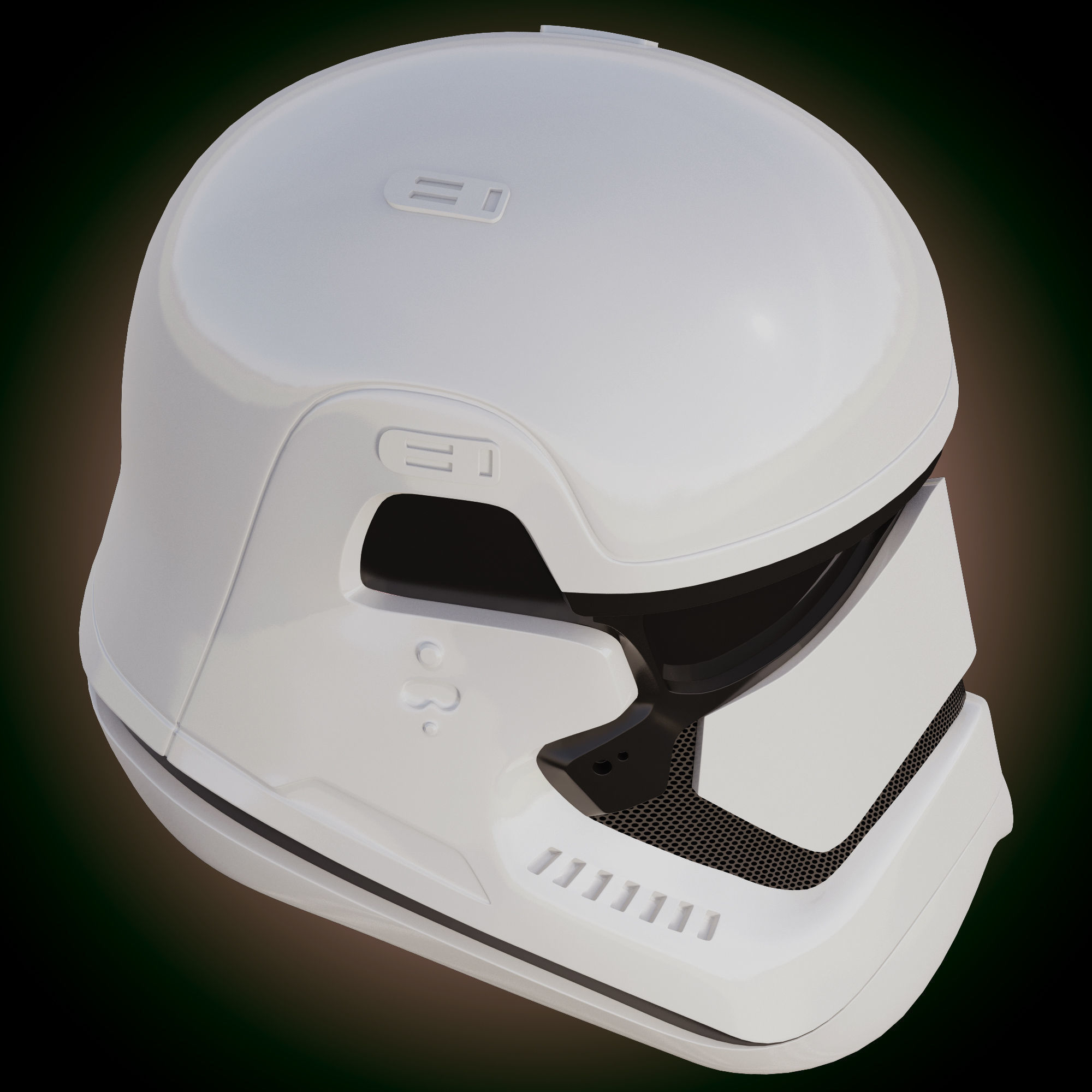 Star Wars First Order Stormtrooper Helmet 3D model_4
