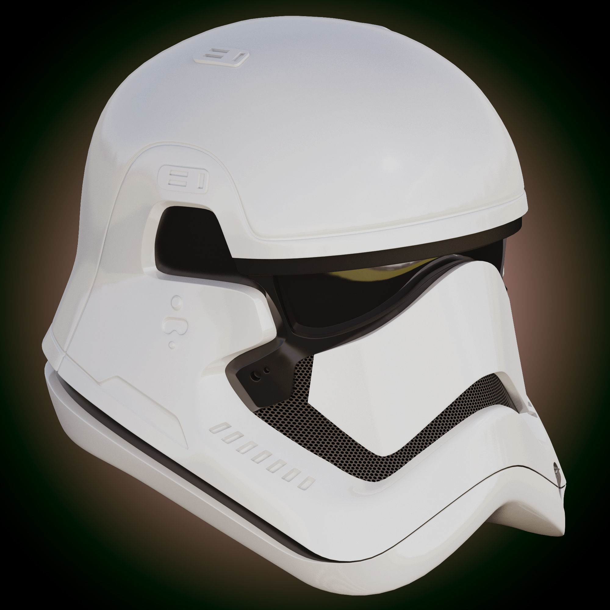 Star Wars First Order Stormtrooper Helmet 3D model_9