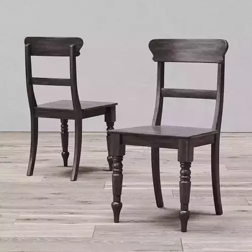 19TH C ENGLISH SCHOOLHOUSE SIDE CHAIR