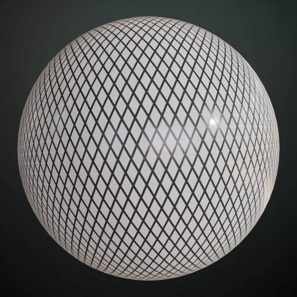 Black Pipe White Rubber Tube Material PBR Seamless Texture