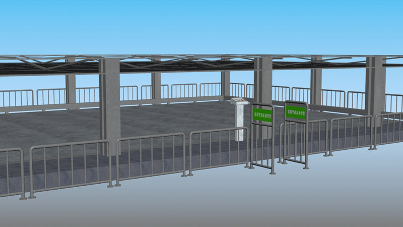 old arena Low-poly 3D model_2