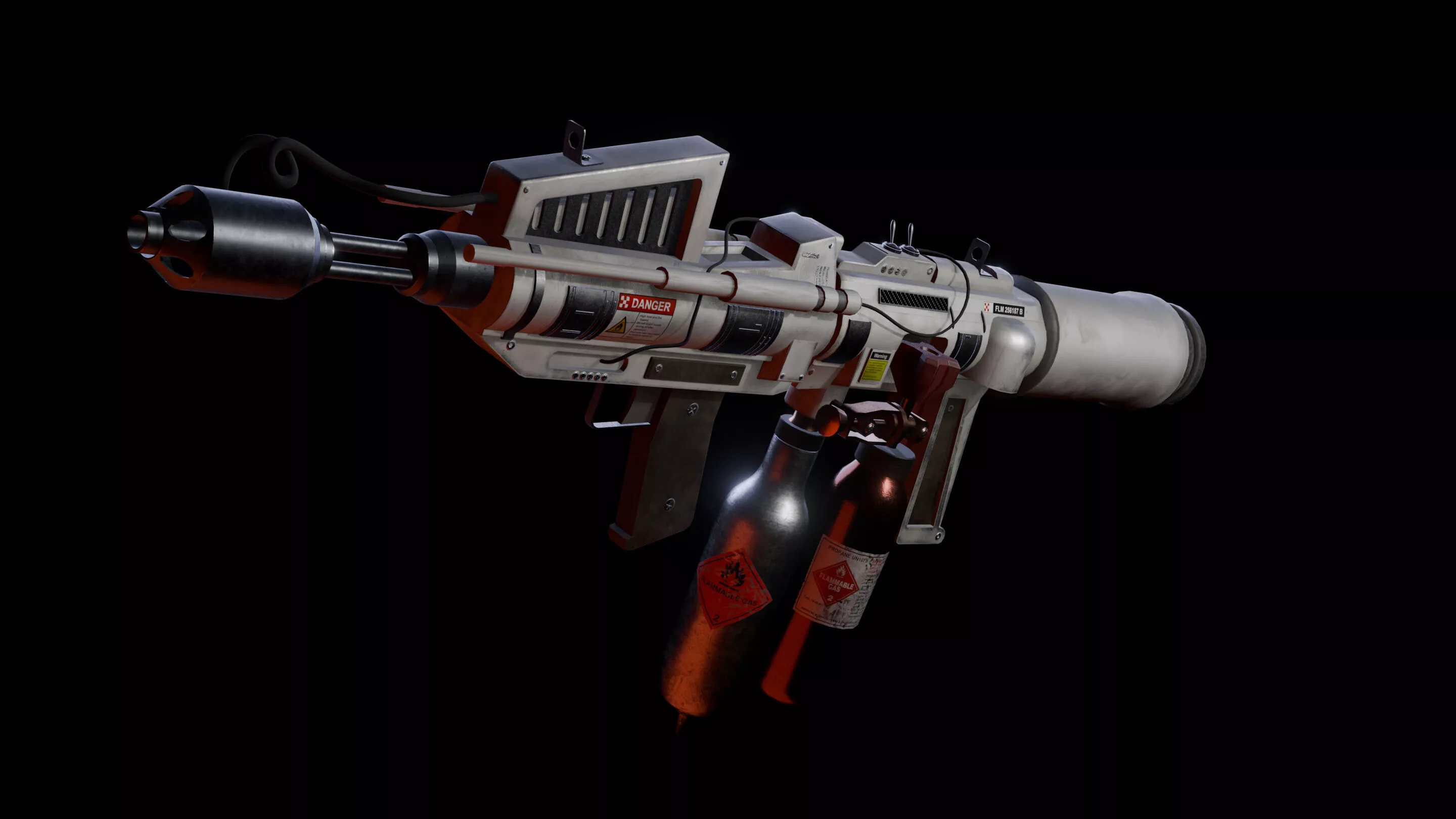 Alien flamethrower 3D model