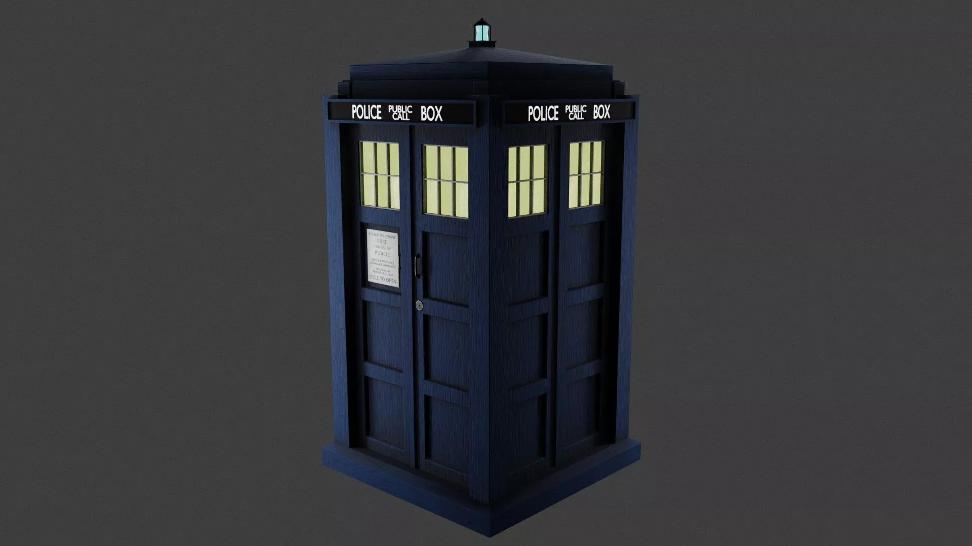 TARDIS 3D model