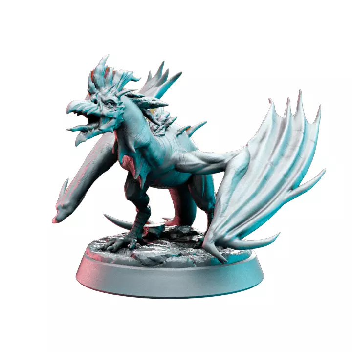 Cockatrice I - Scale Tabletop Model 3D print model