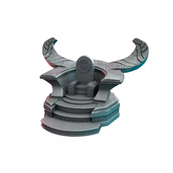 All Daddy Throne V - Detailed Tabletop Figurine 3D print model