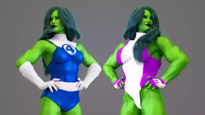 She-Hulk 3D model