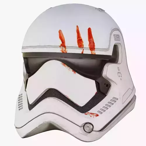 Star Wars First Order Stormtrooper Finn Helmet 3D model