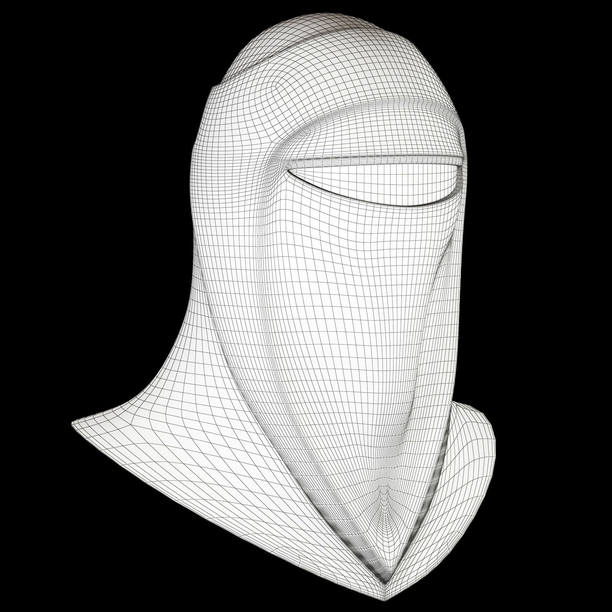 Star Wars Emperors Royal Guard Helmet 3D model_10