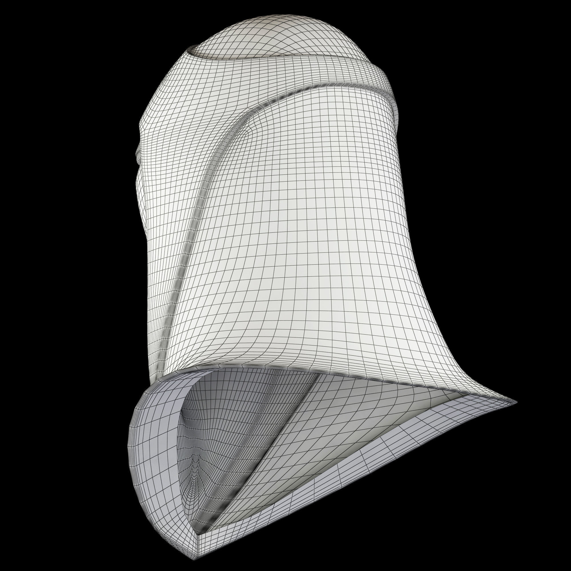 Star Wars Emperors Royal Guard Helmet 3D model_12