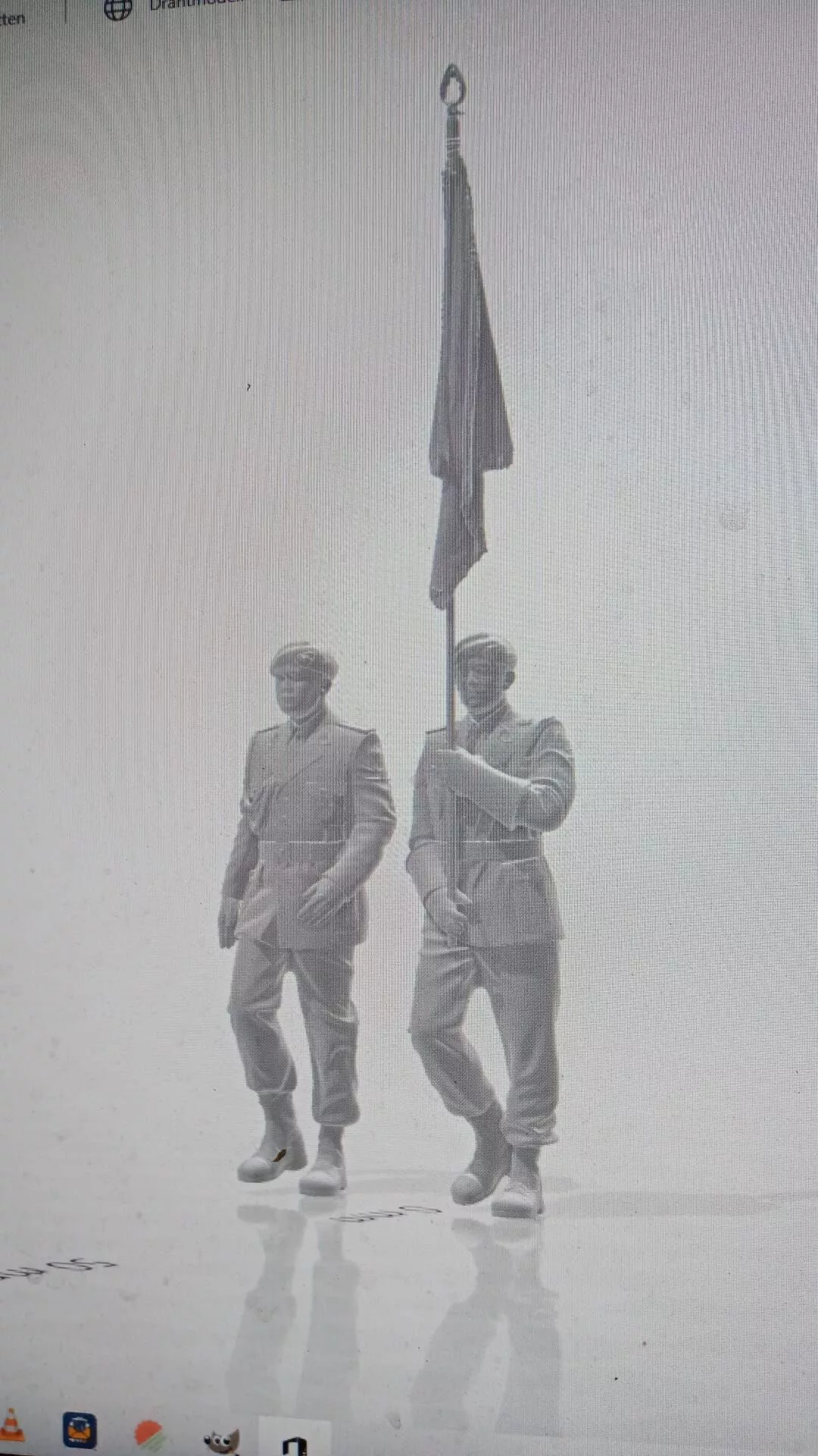 Bundeswehr Soldiers with Flag STL 3D print model