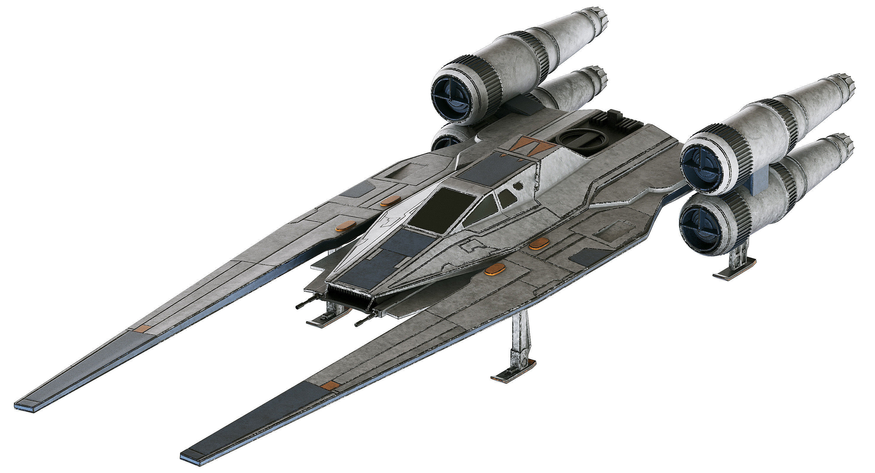 Star Wars U-Wing UT-60D 3D model_14