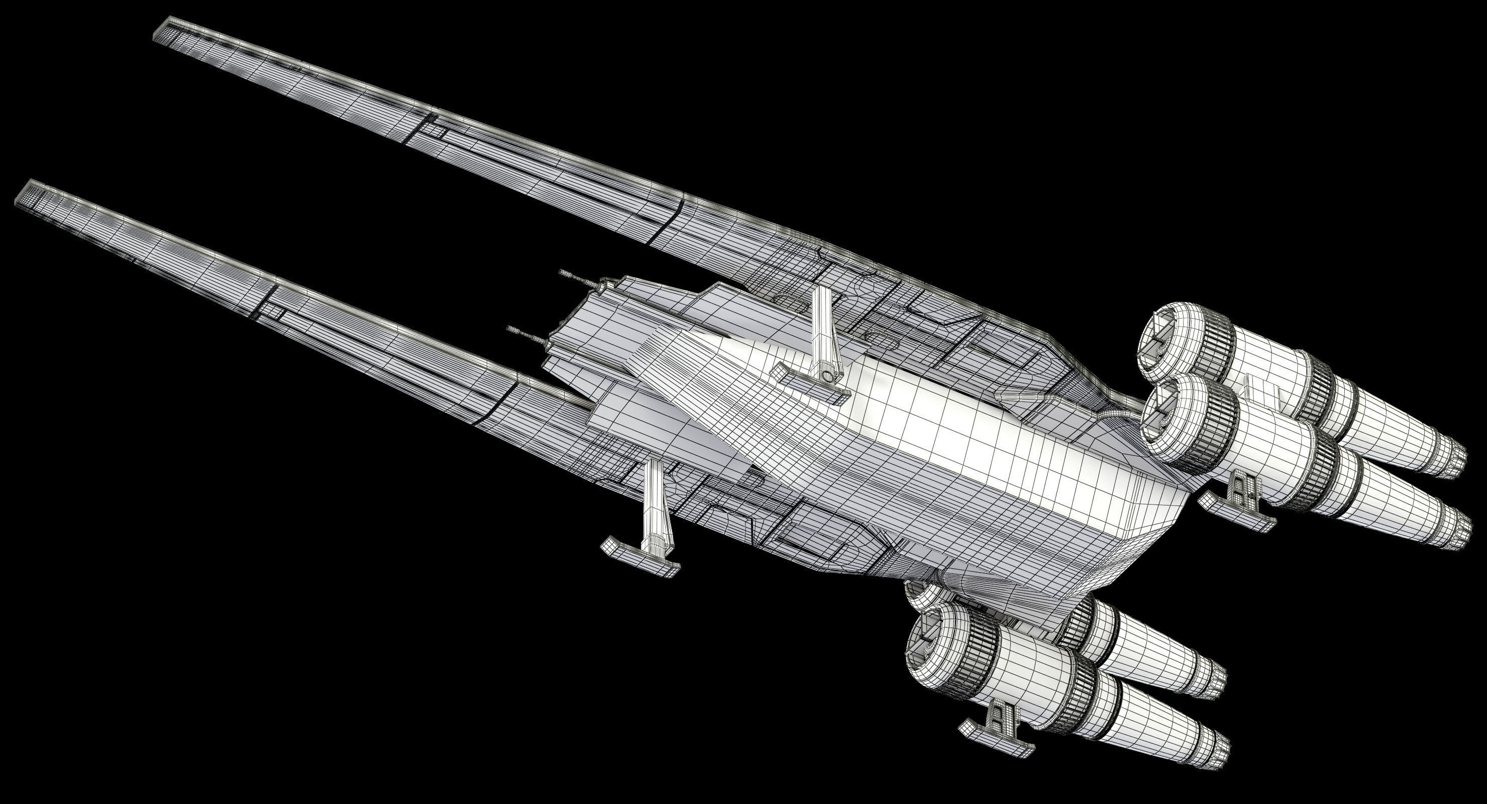 Star Wars U-Wing UT-60D 3D model_23