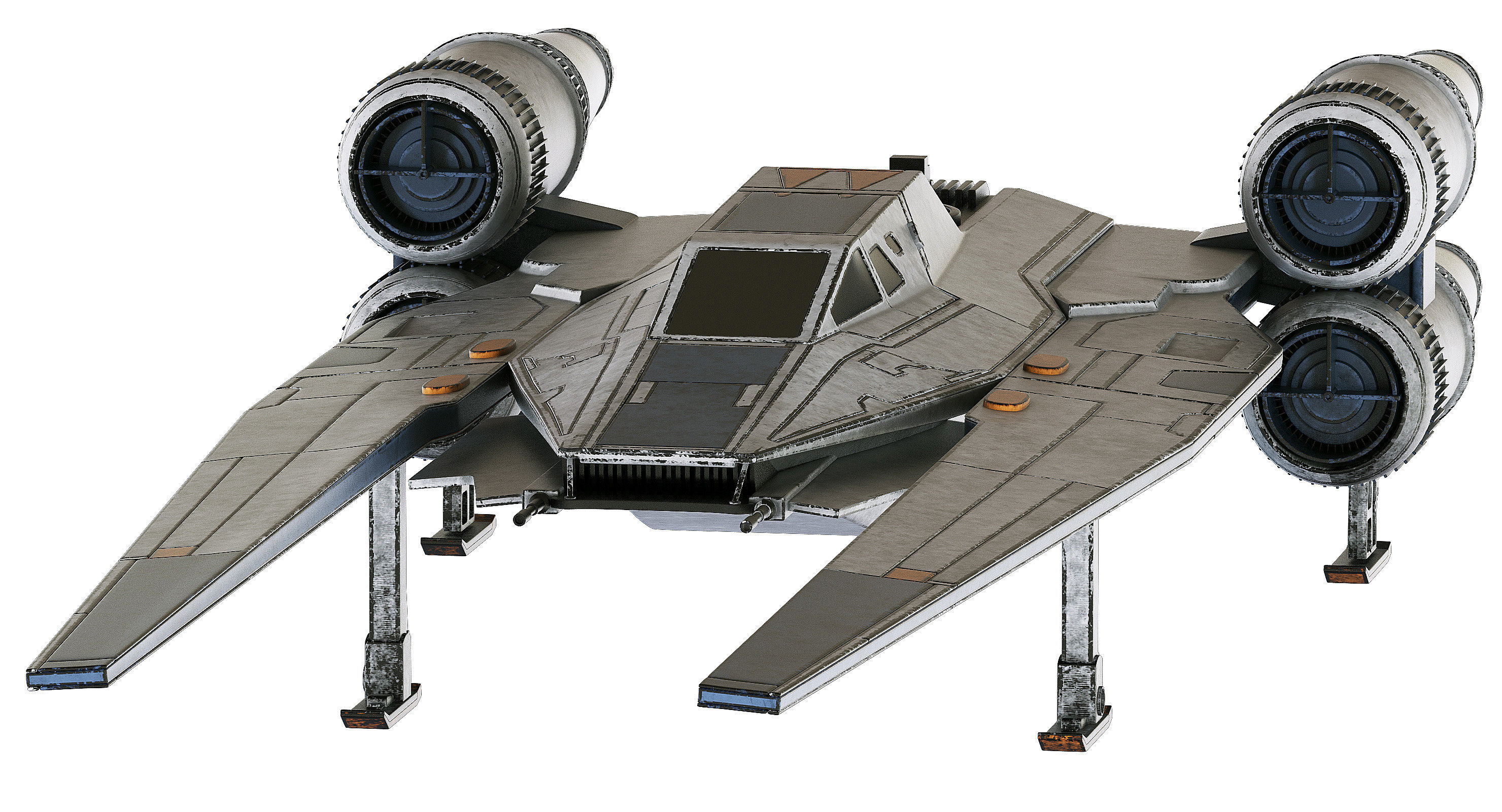Star Wars U-Wing UT-60D 3D model_12
