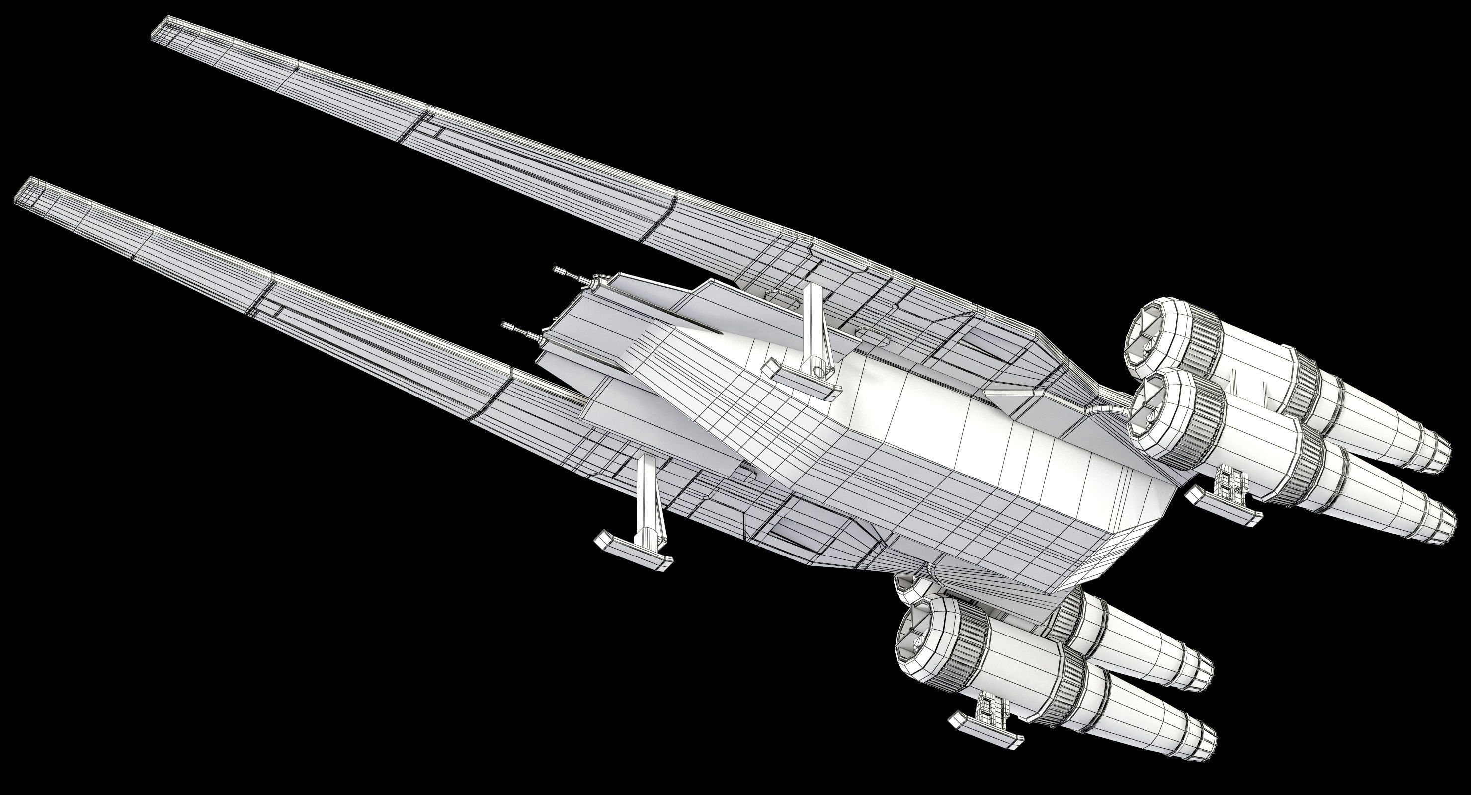 Star Wars U-Wing UT-60D 3D model_24