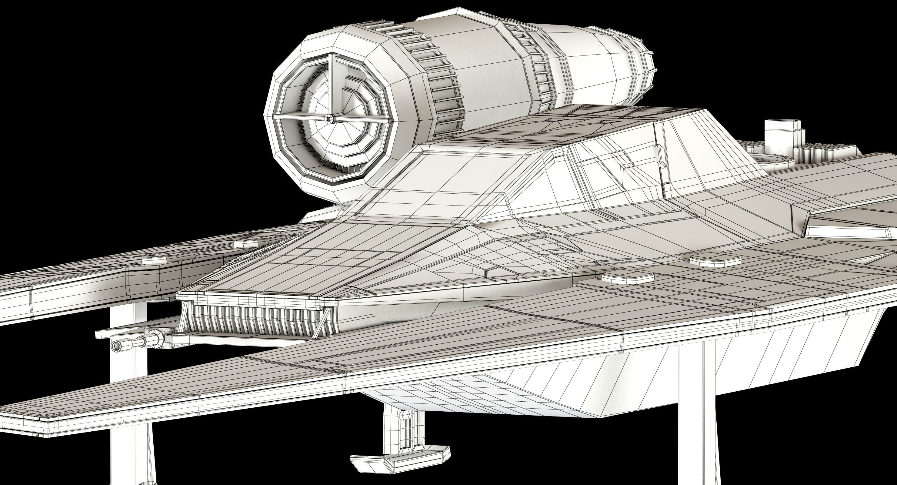 Star Wars U-Wing UT-60D 3D model_22