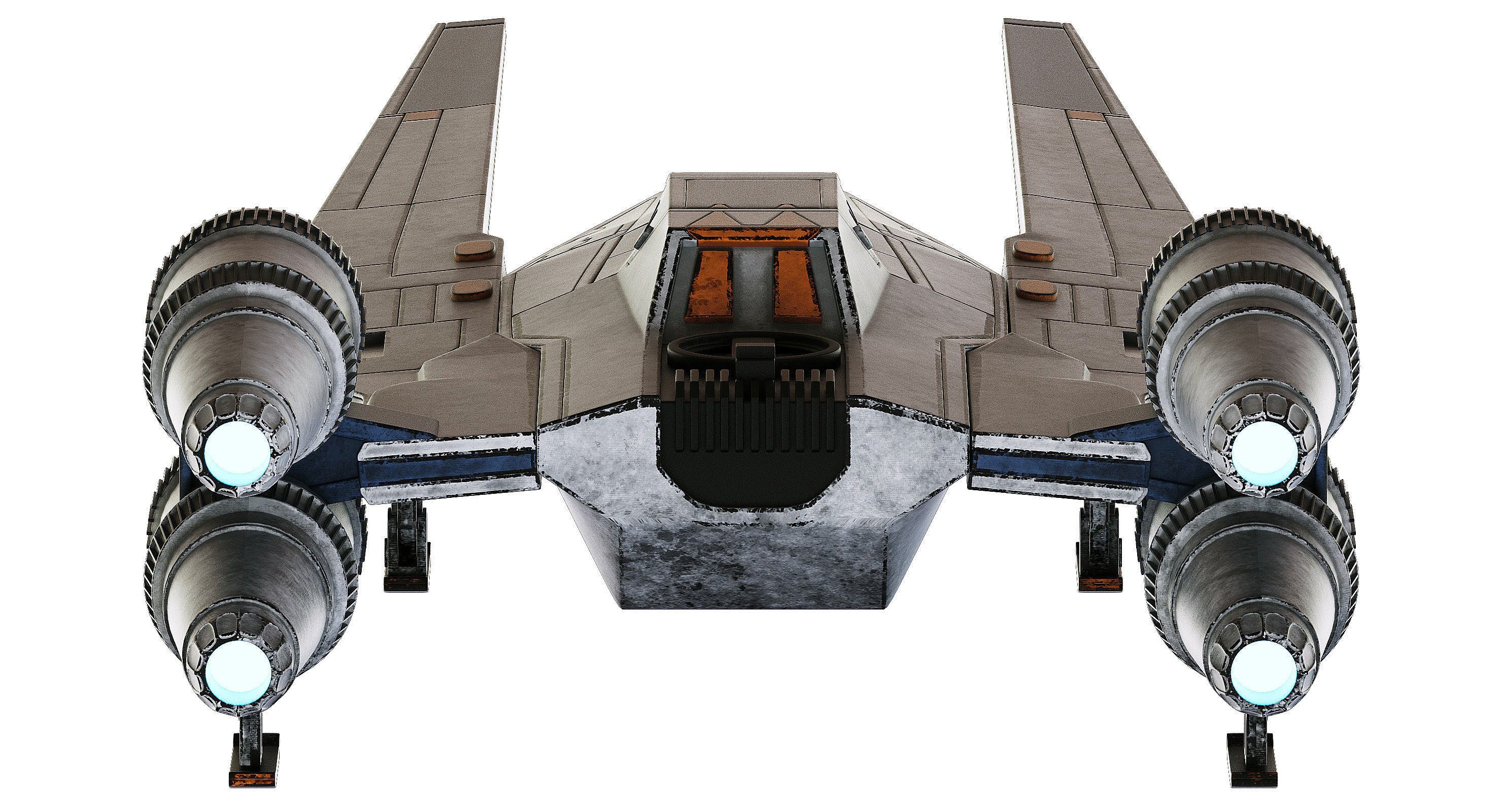 Star Wars U-Wing UT-60D 3D model_8