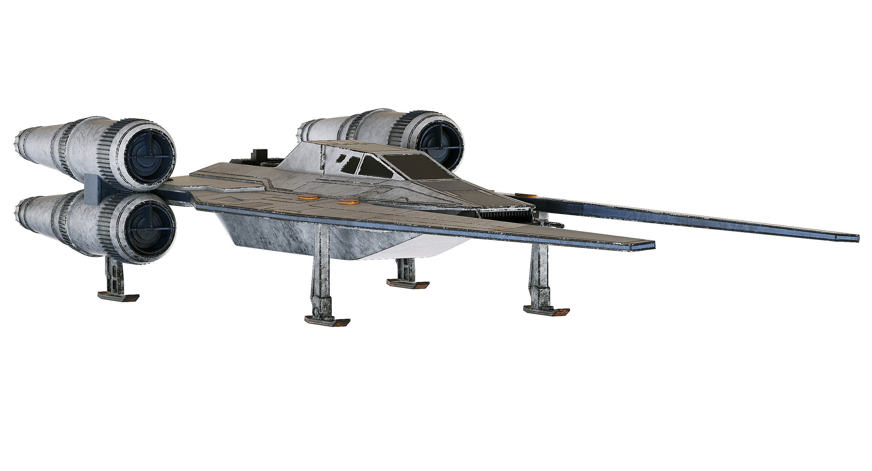 Star Wars U-Wing UT-60D 3D model_4