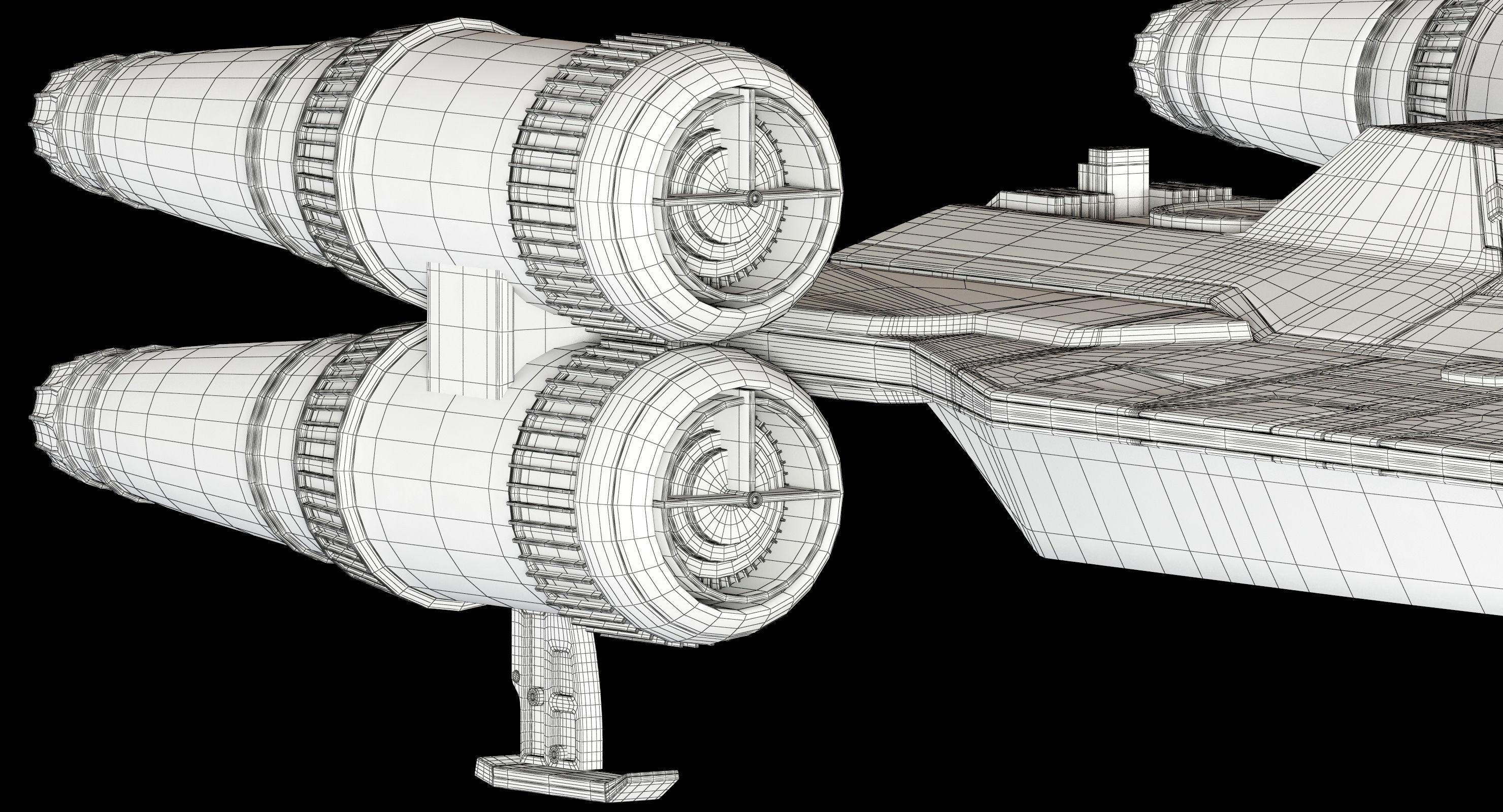 Star Wars U-Wing UT-60D 3D model_25