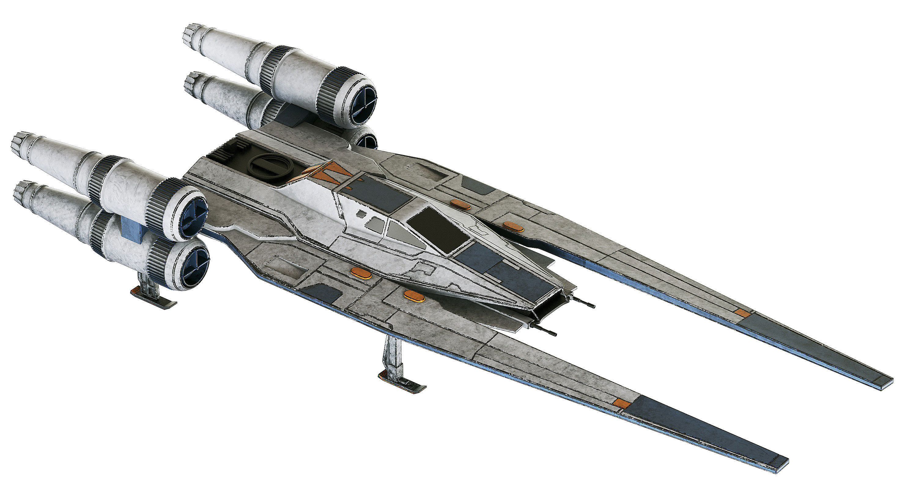 Star Wars U-Wing UT-60D 3D model_1
