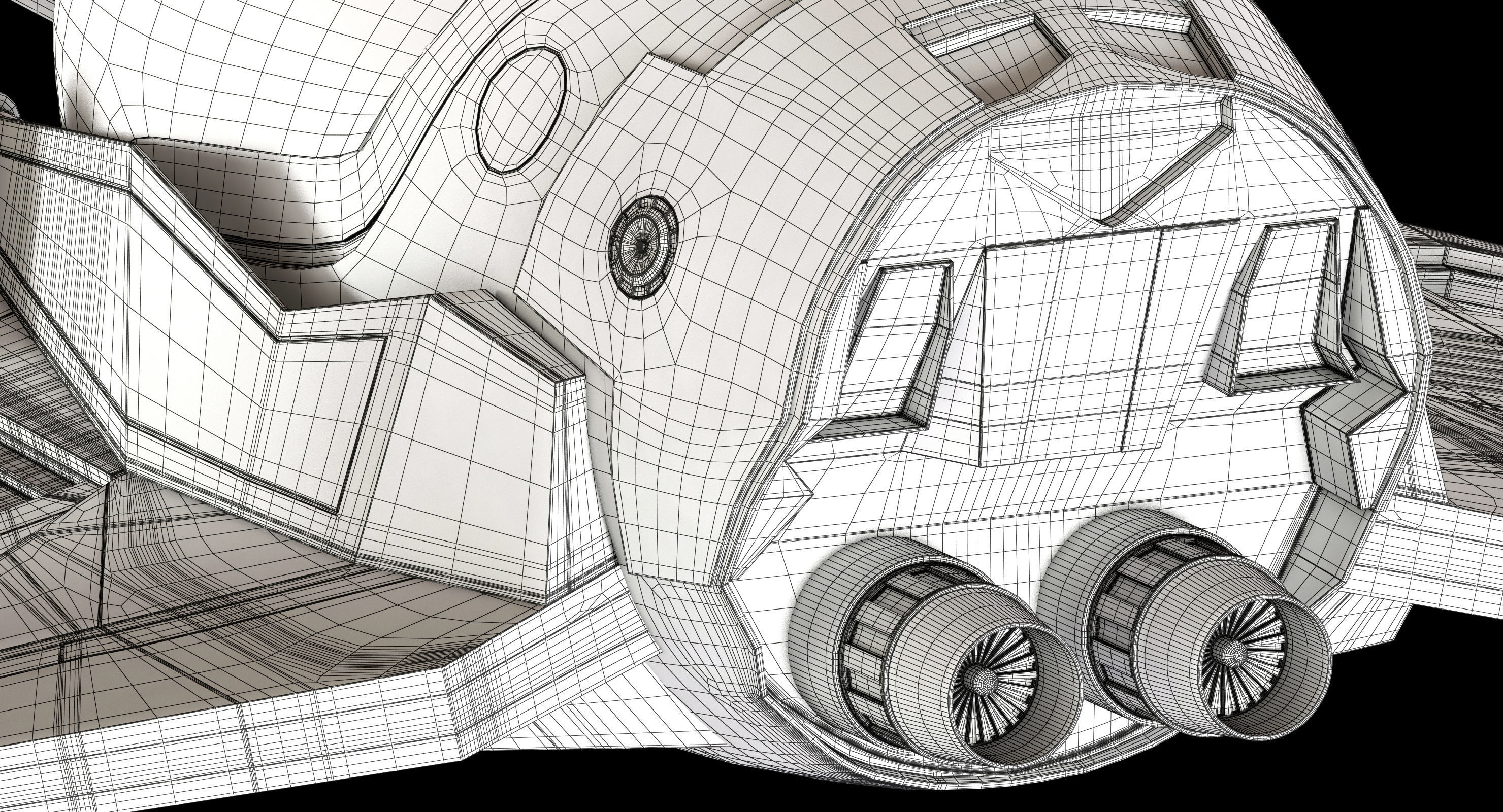 Star Wars ETA-2 Jedi Interceptor 3D model_32
