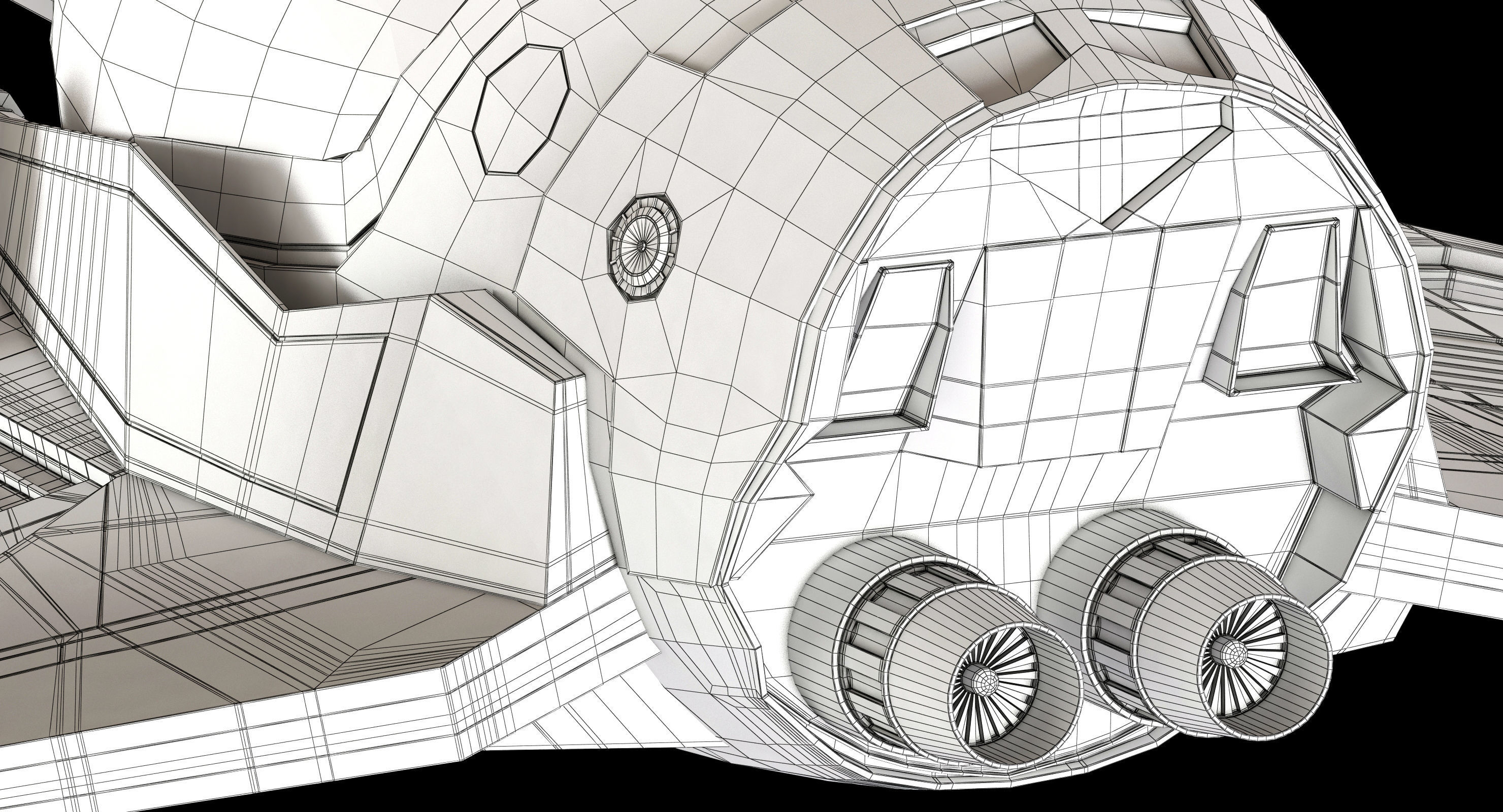 Star Wars ETA-2 Jedi Interceptor 3D model_33