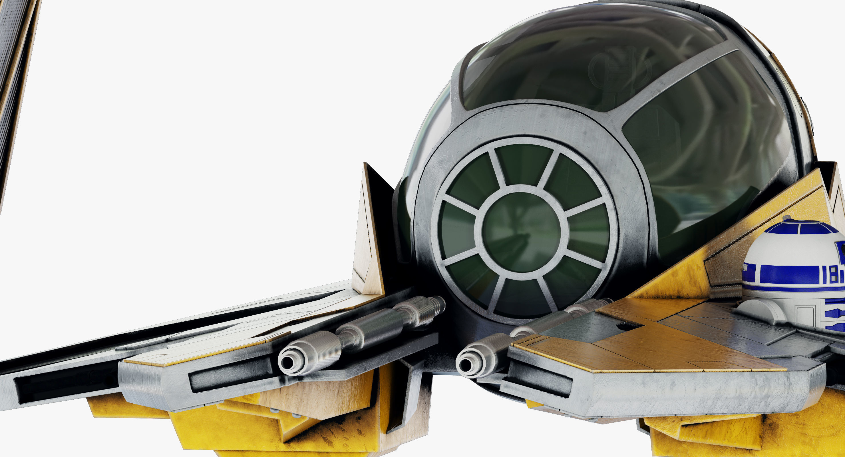 Star Wars ETA-2 Jedi Interceptor 3D model_12