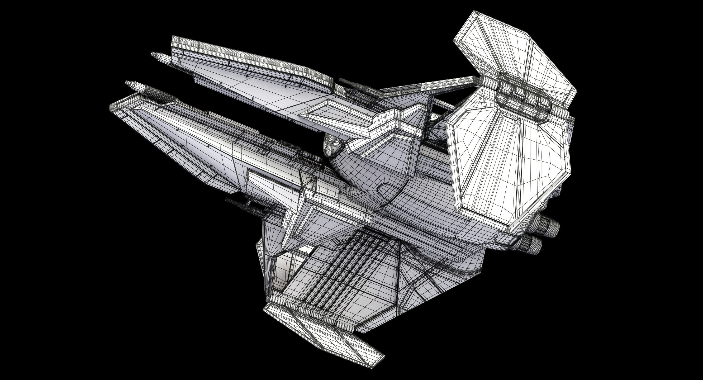Star Wars ETA-2 Jedi Interceptor 3D model_24
