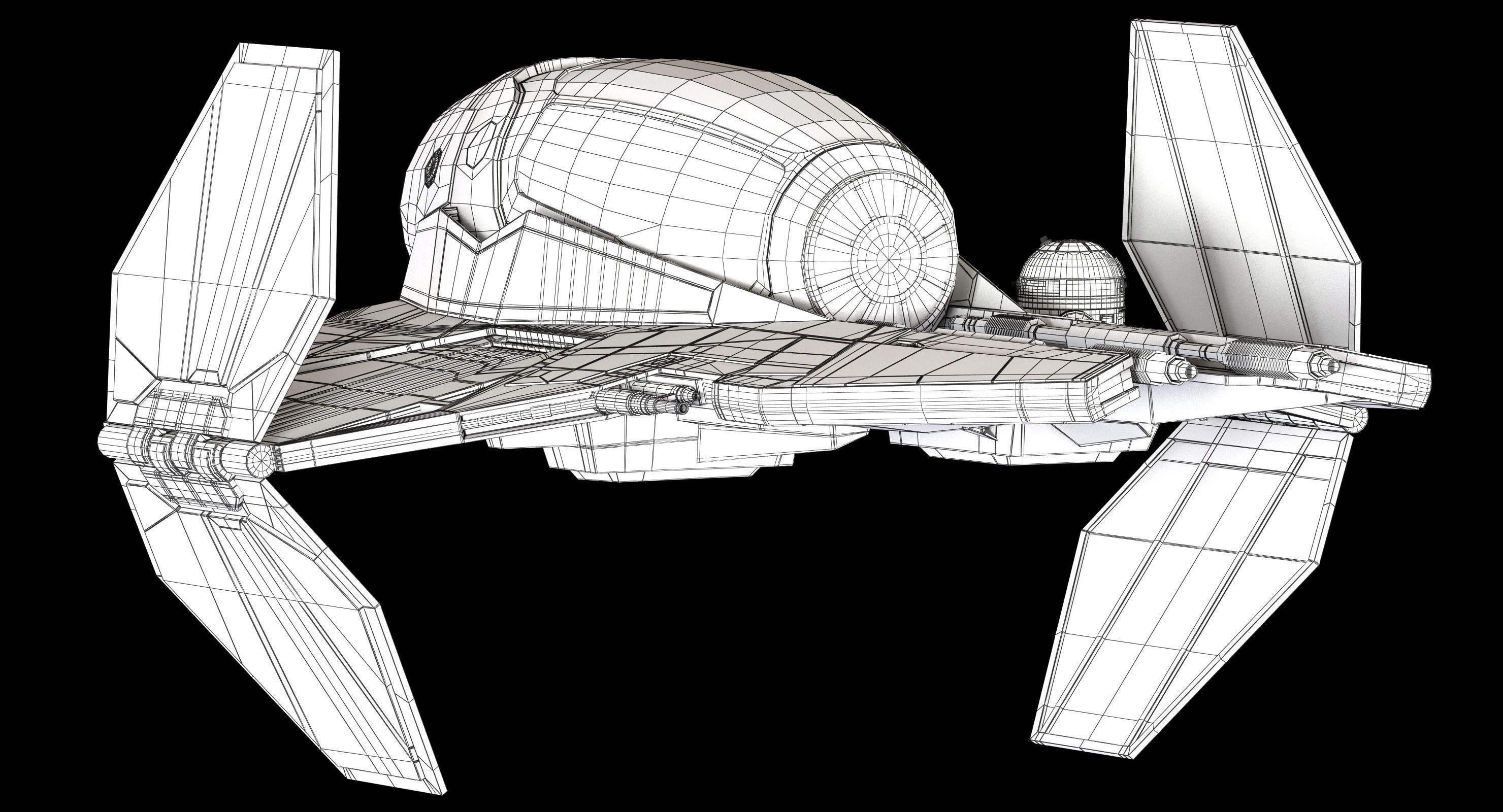 Star Wars ETA-2 Jedi Interceptor 3D model_20