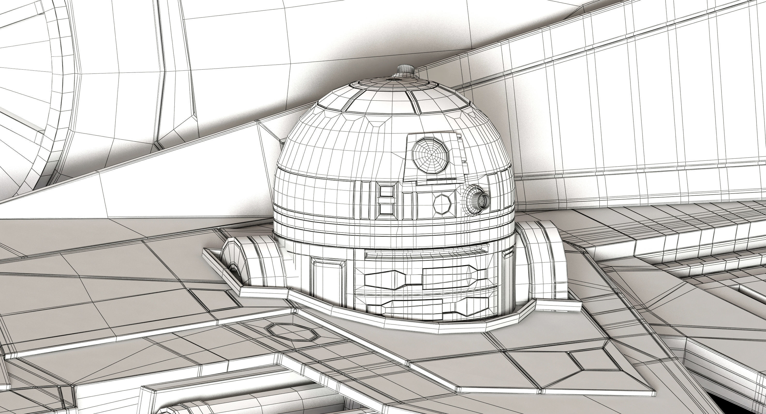 Star Wars ETA-2 Jedi Interceptor 3D model_29