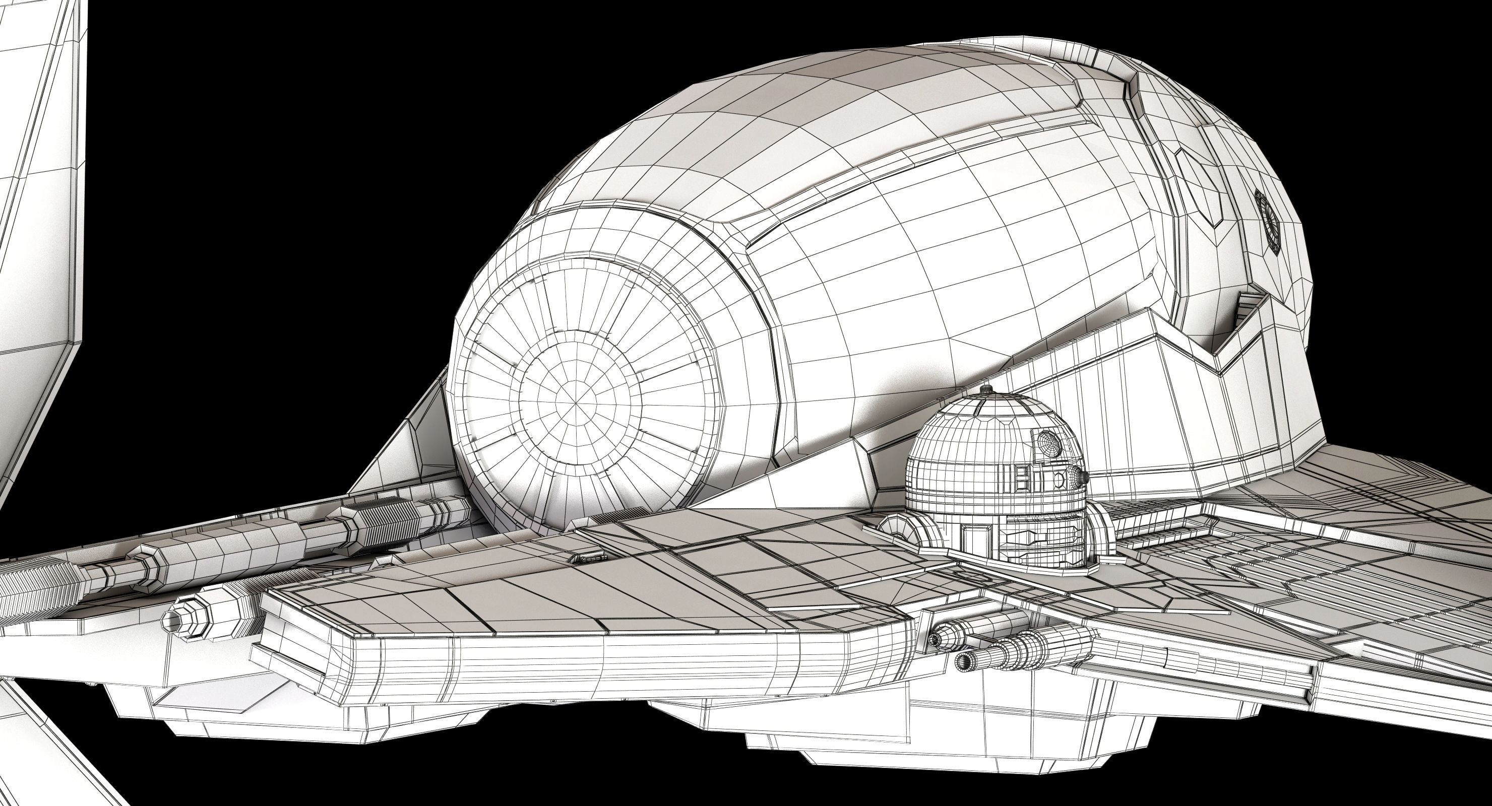 Star Wars ETA-2 Jedi Interceptor 3D model_23