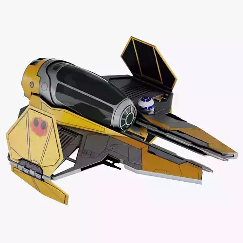 Star Wars ETA-2 Jedi Interceptor 3D model